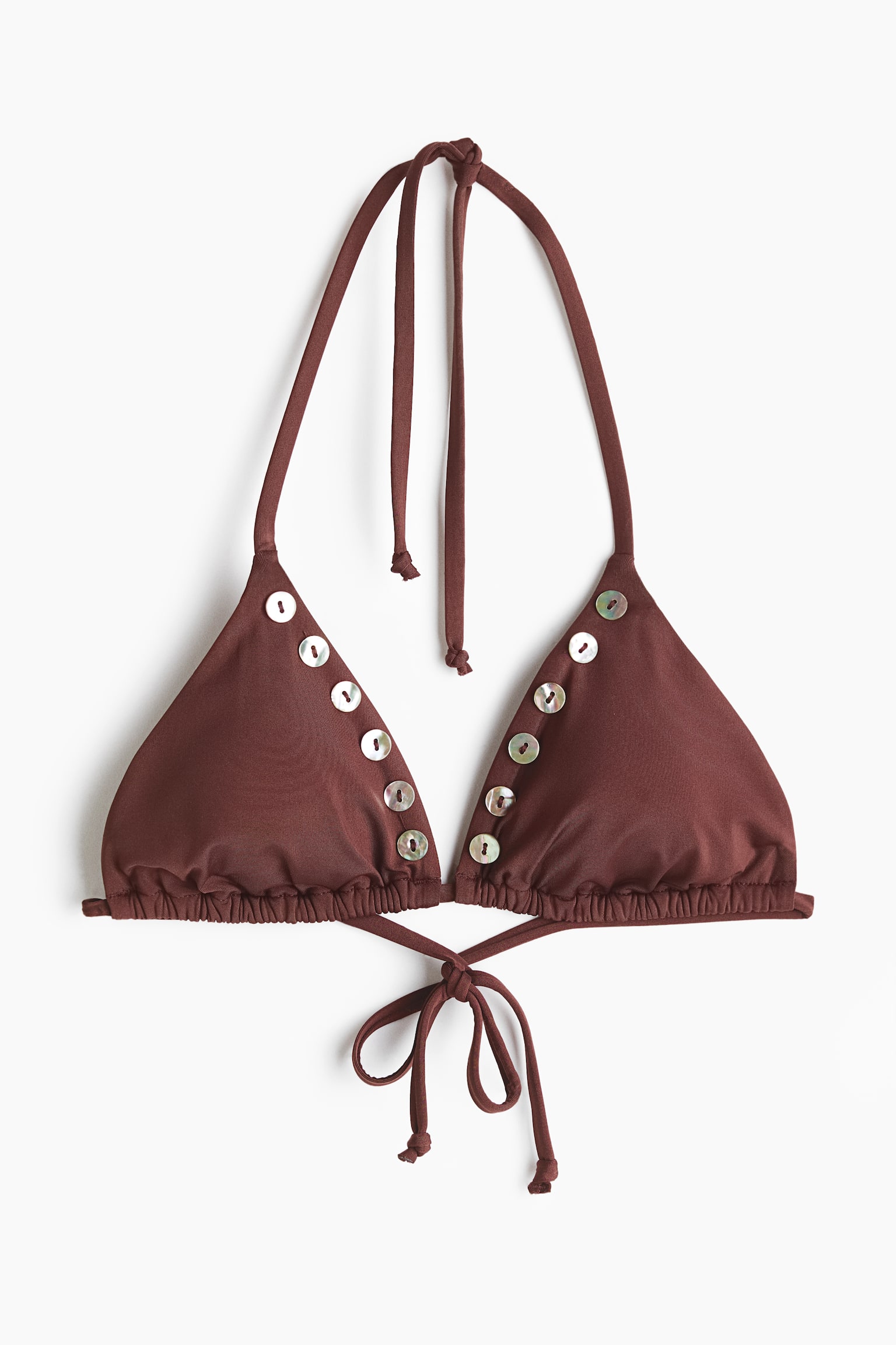 Padded triangle bikini top - 2