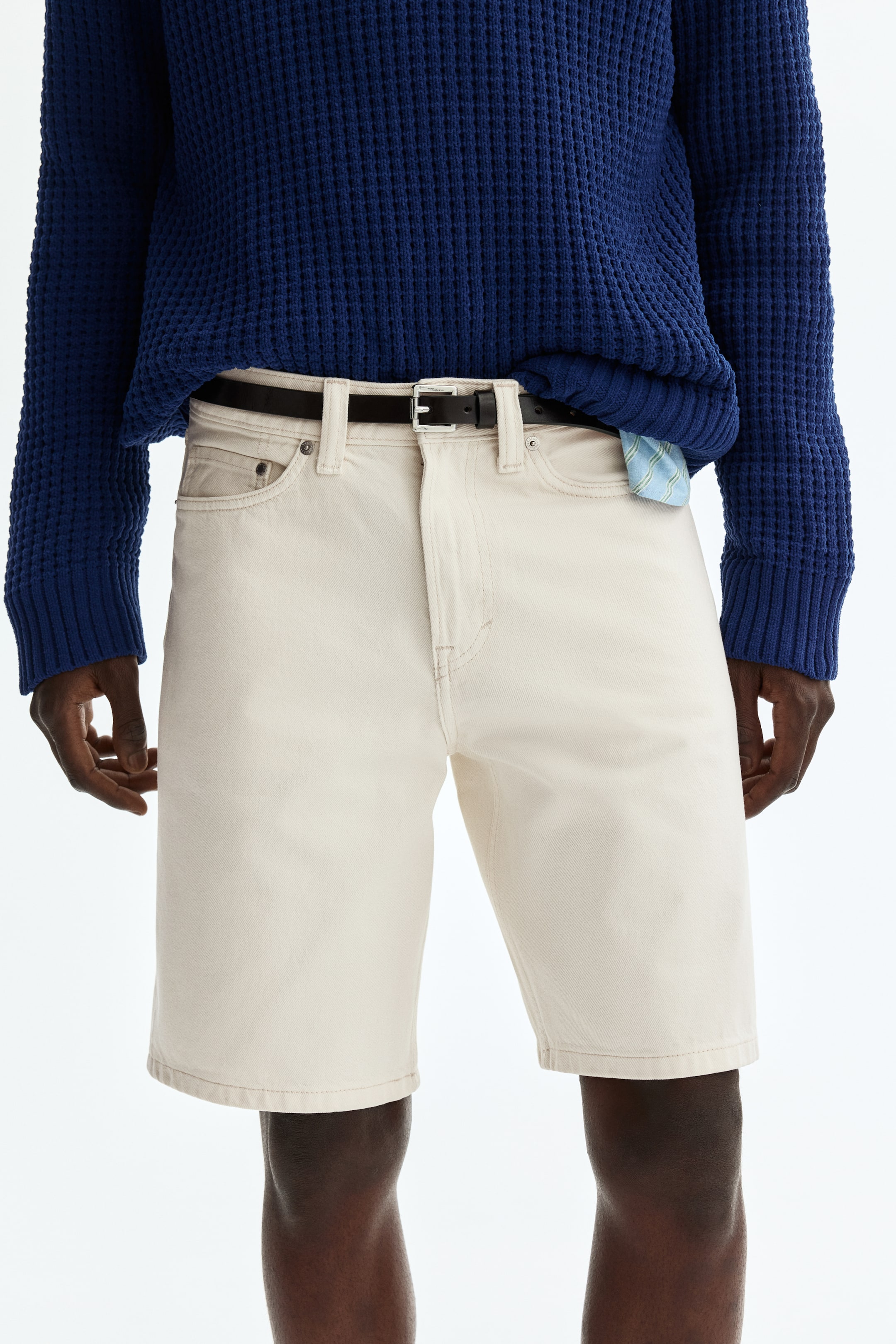 Relaxed-Fit Denim Shorts
