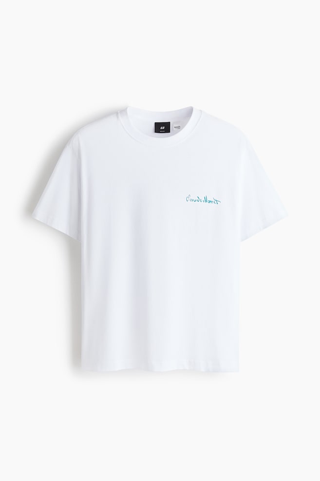 Playera Loose Fit - Blanco/Claude Monet/Verde oscuro/Henri Matisse/Gris oscuro/Nirvana/Blanco/Honda/Negro/Scarface/Blanco/Keith Haring/Blanco/Smiley® Originals/Blanco/Oasis/Blanco/Monet - 1