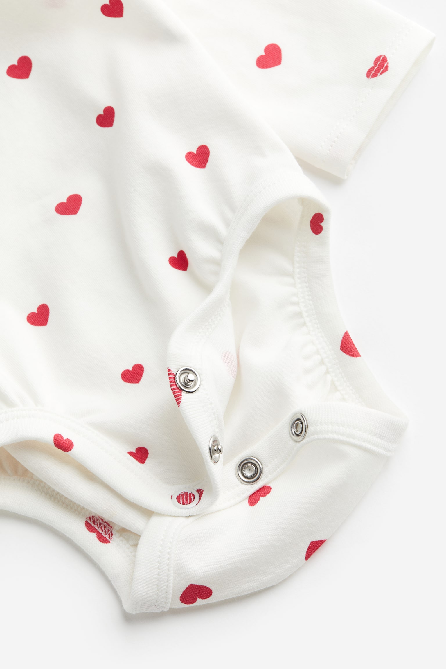 2-piece Cotton Jersey Set - White/Hearts/White/Pattern/White/I Love Mum/Cream/Hearts/White/Pattern/Light beige/I Love Dad - 3