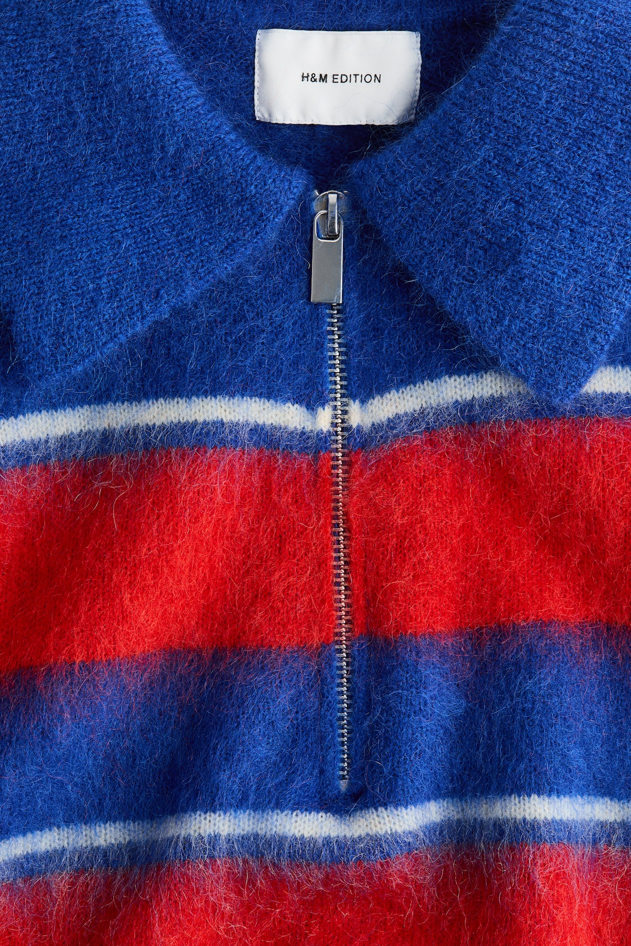 Mohair-Blend Half-Zip Sweater - image 4