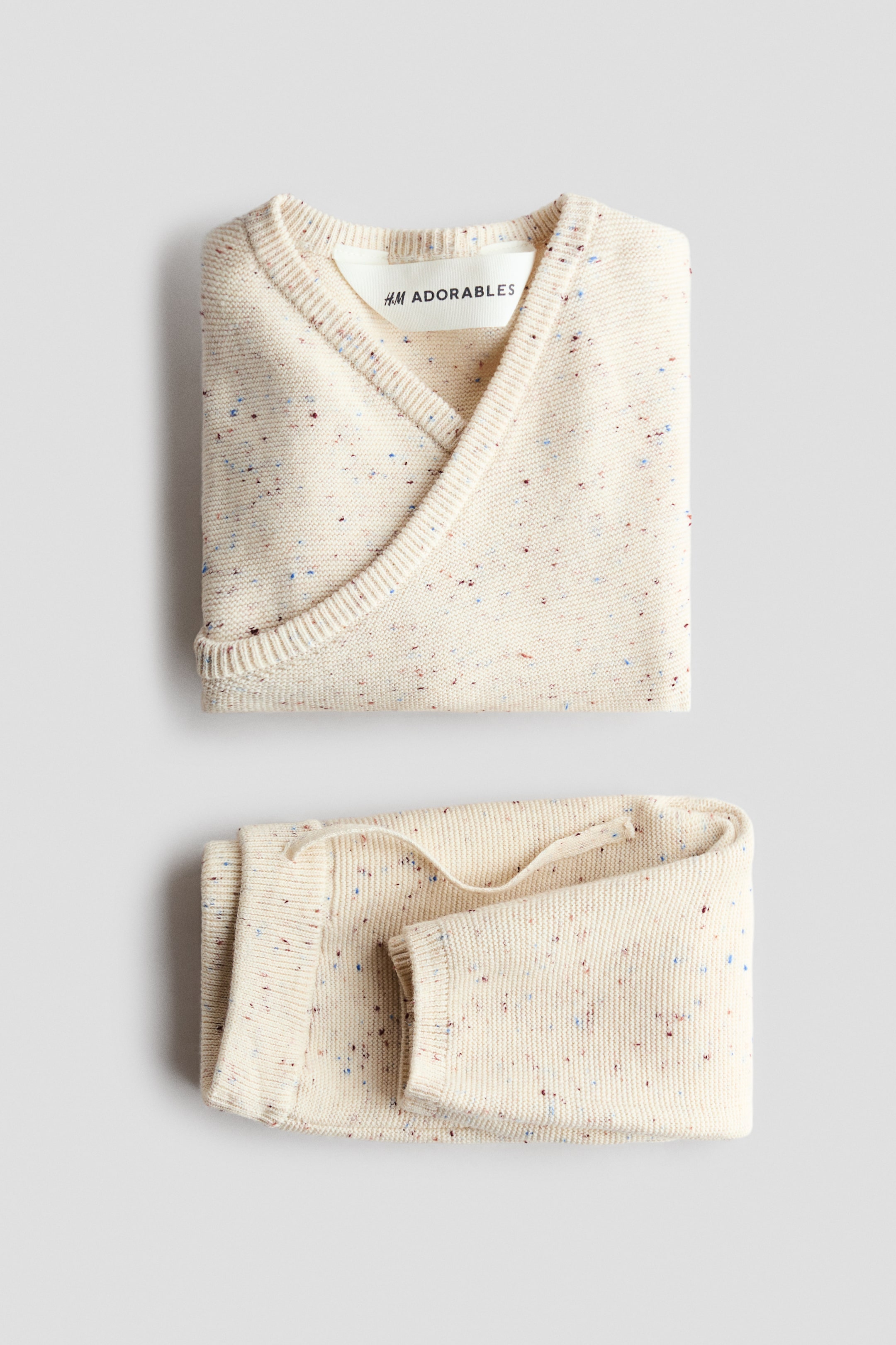 2-Piece Fine-Knit Cotton Set