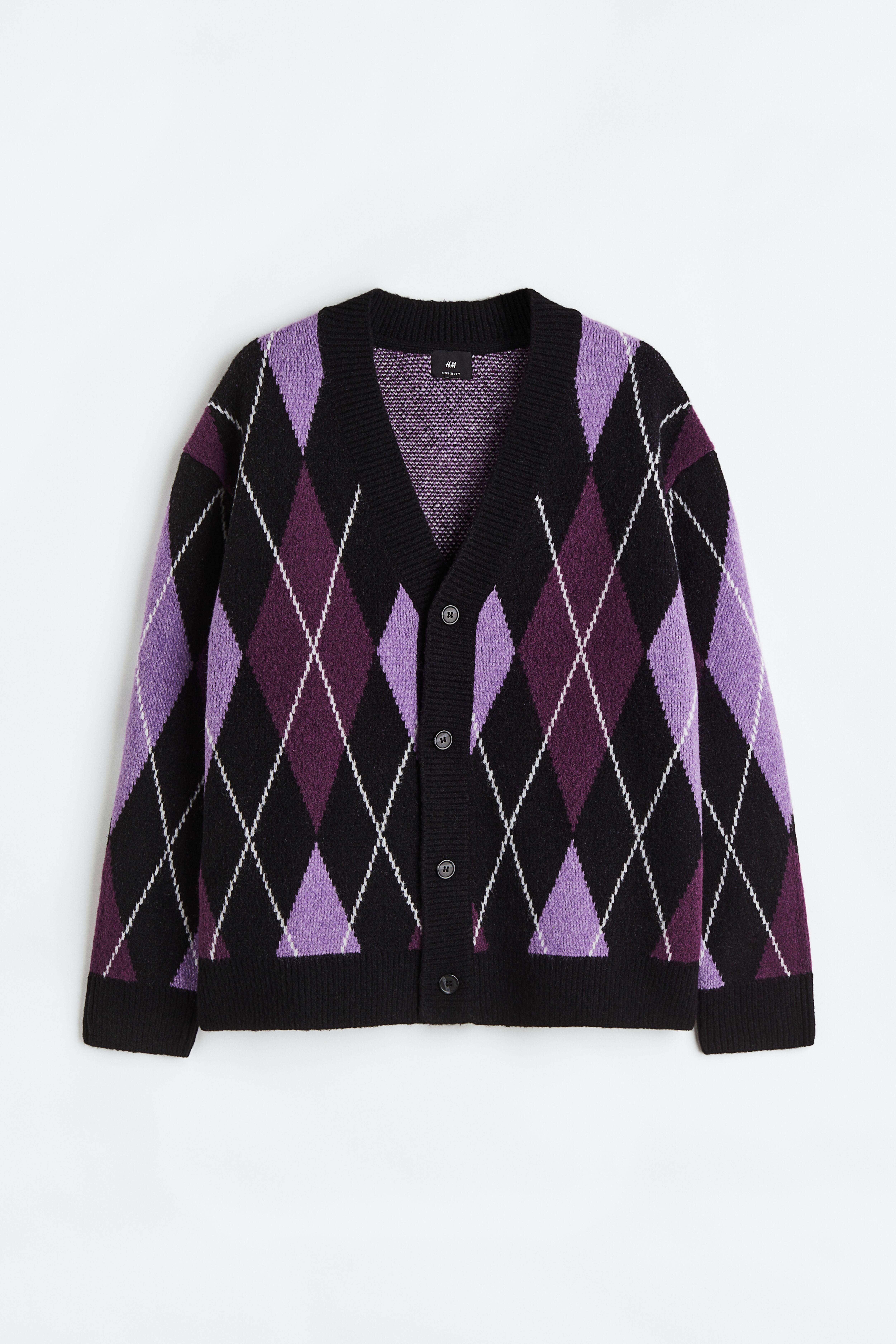 Free People Argyle Avenue deals Cardigan Purple Wool XS NWT $198