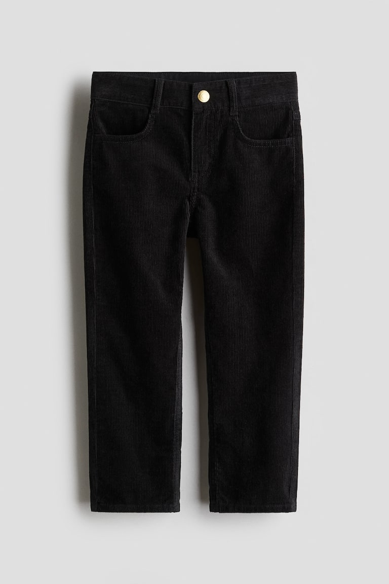Pantalone od rebrastog somota Relaxed Fit