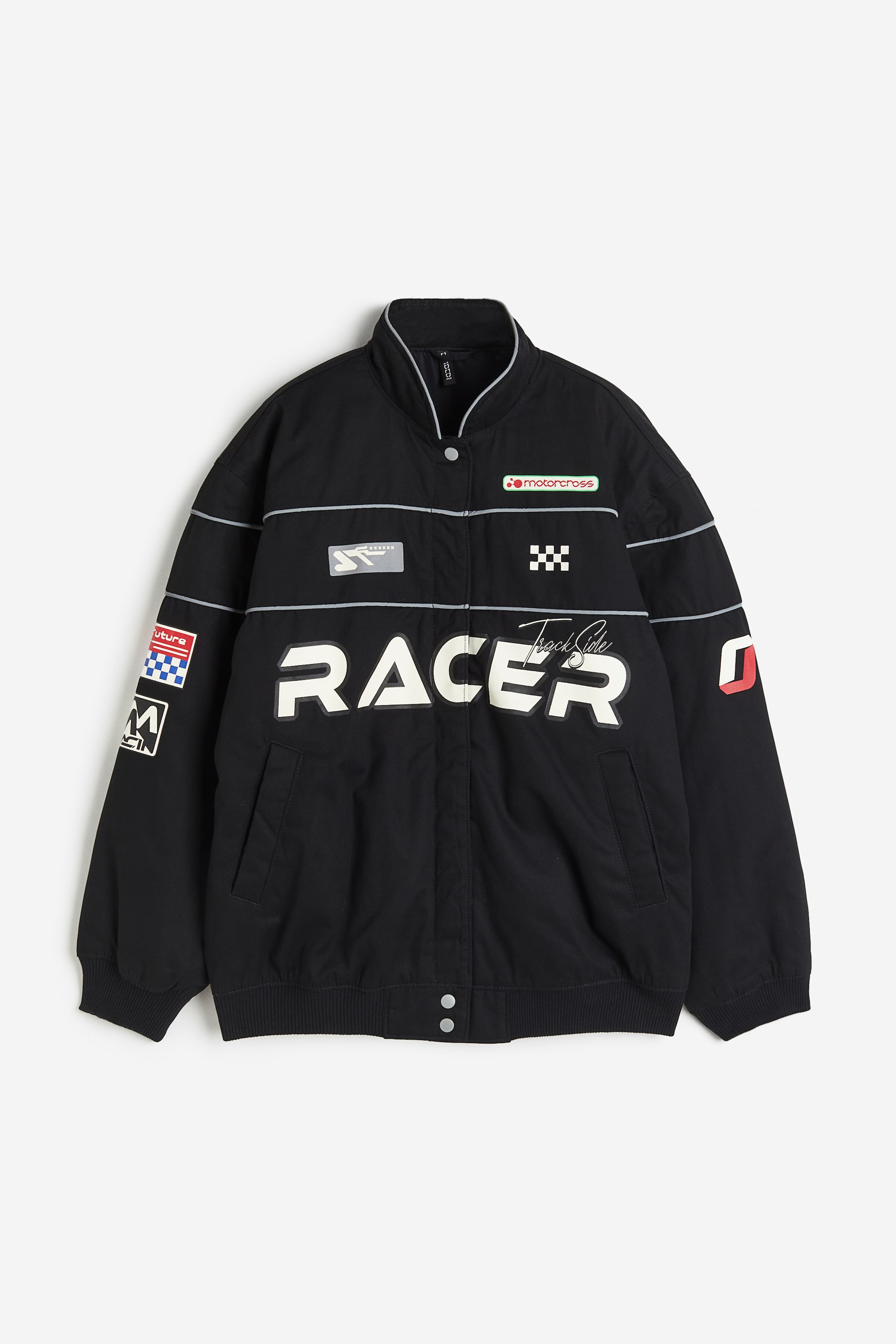 Printed Racer Jacket