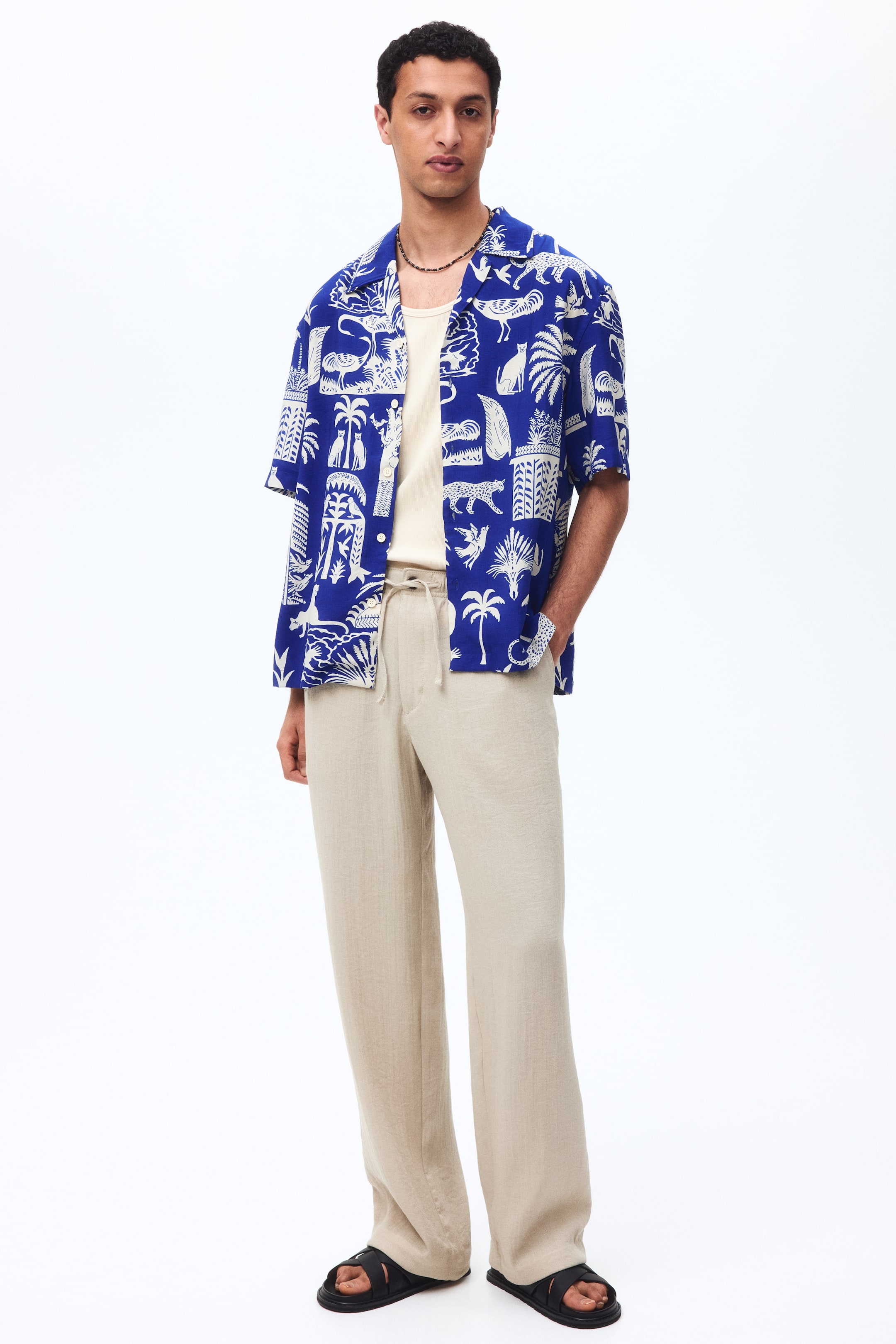 Relaxed-Fit Printed Resort Shirt