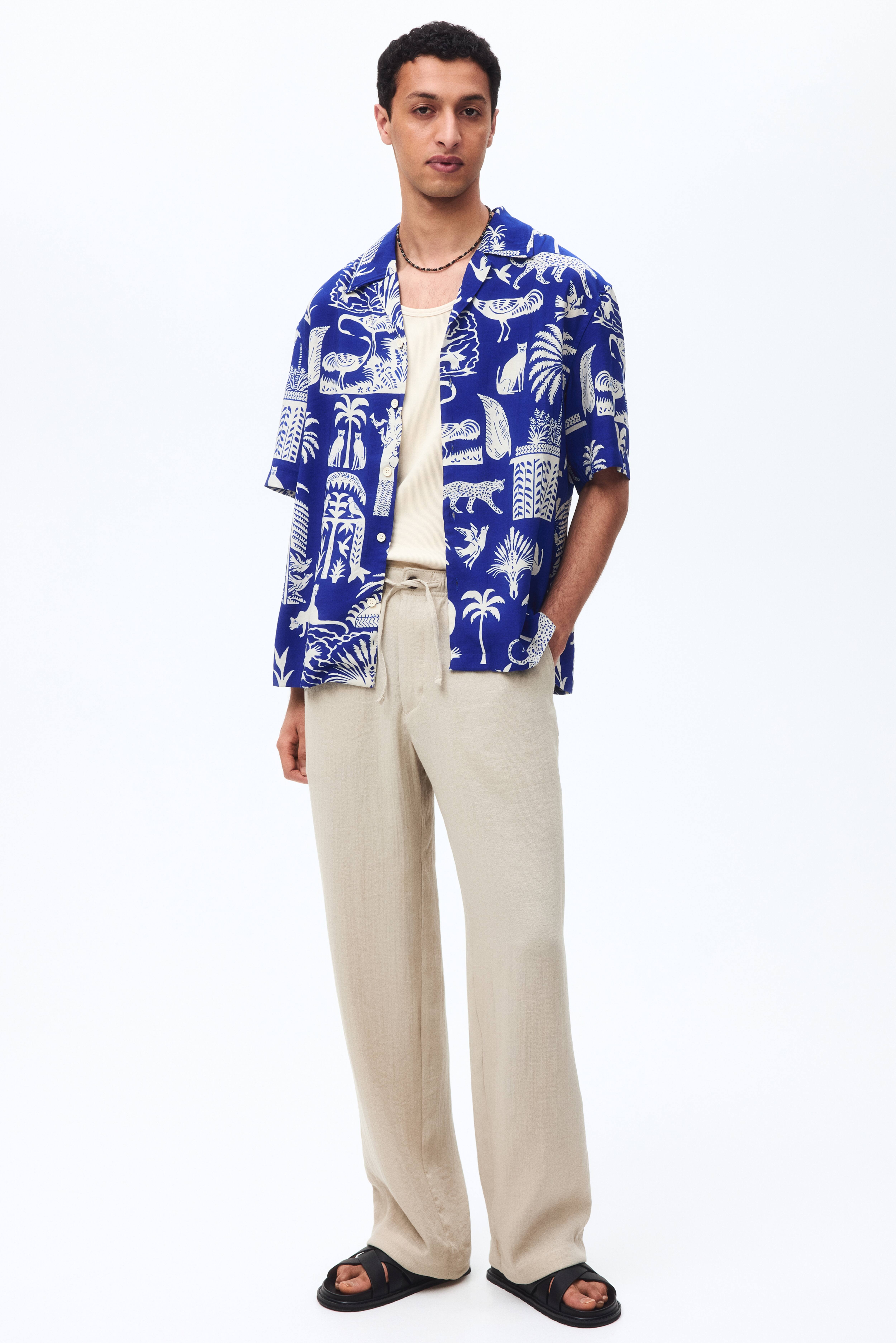 Relaxed-Fit Printed Resort Shirt