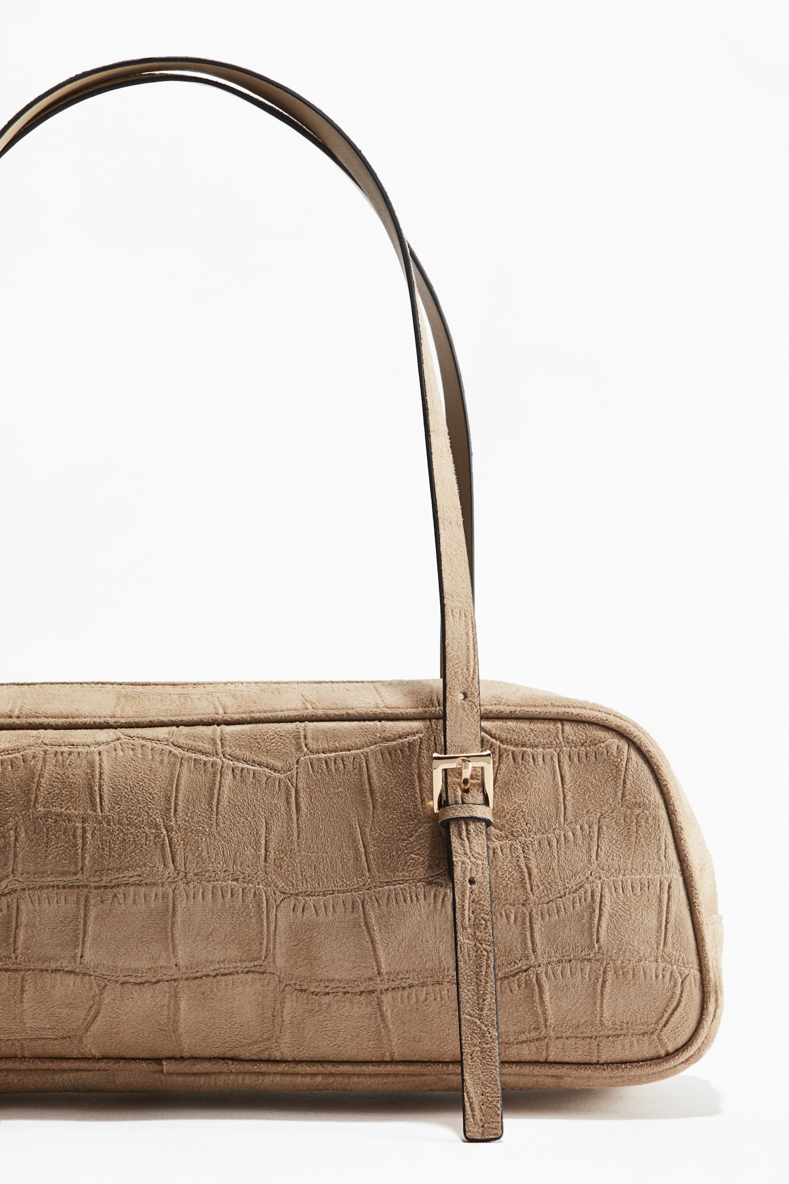 Женская сумка H&M Rectangular Shoulder, цвет: Бежевый — фото 3