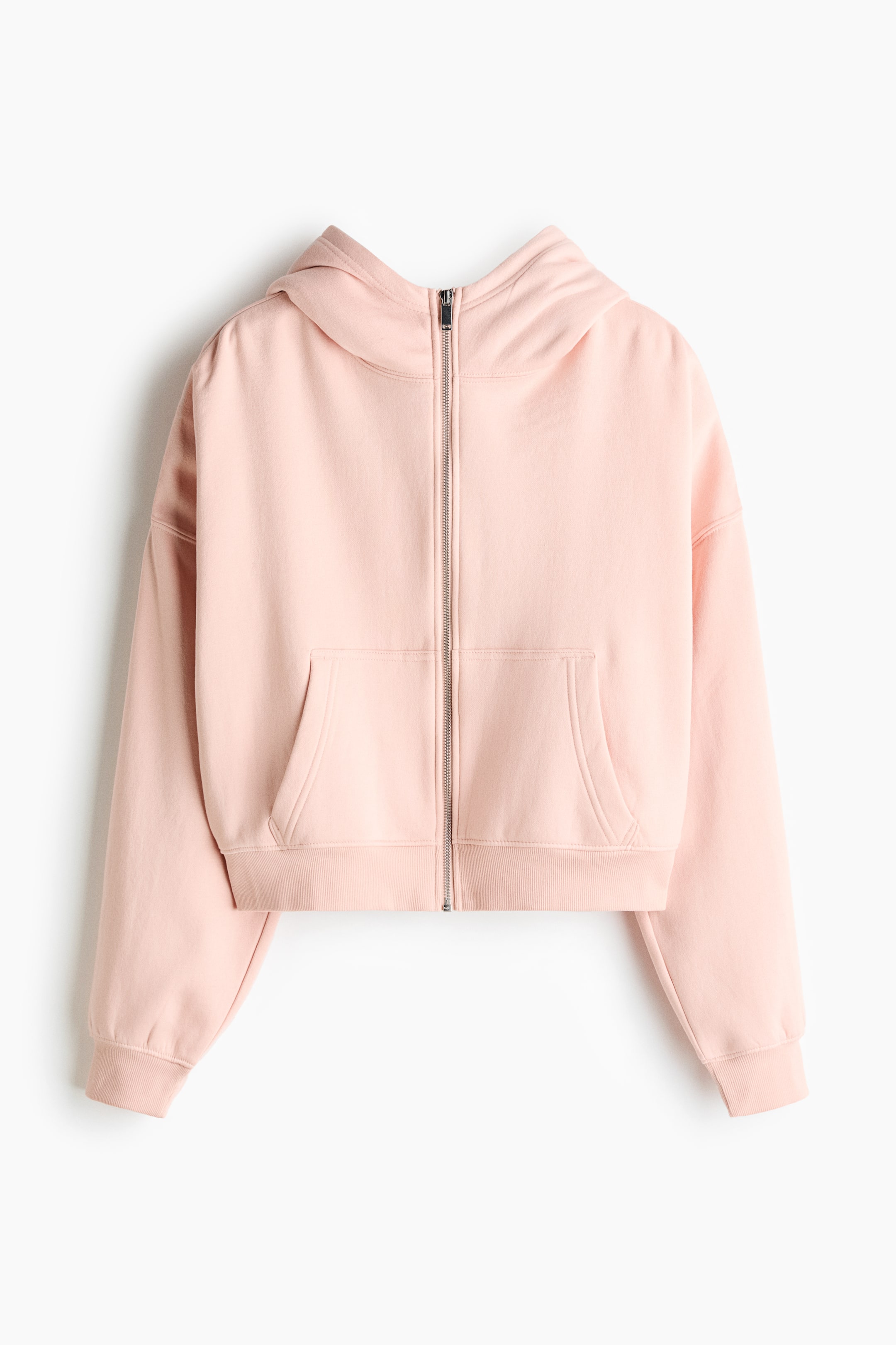 View larger image: Hooded Jacket - Light peach pink - Ladies | H&M US 5