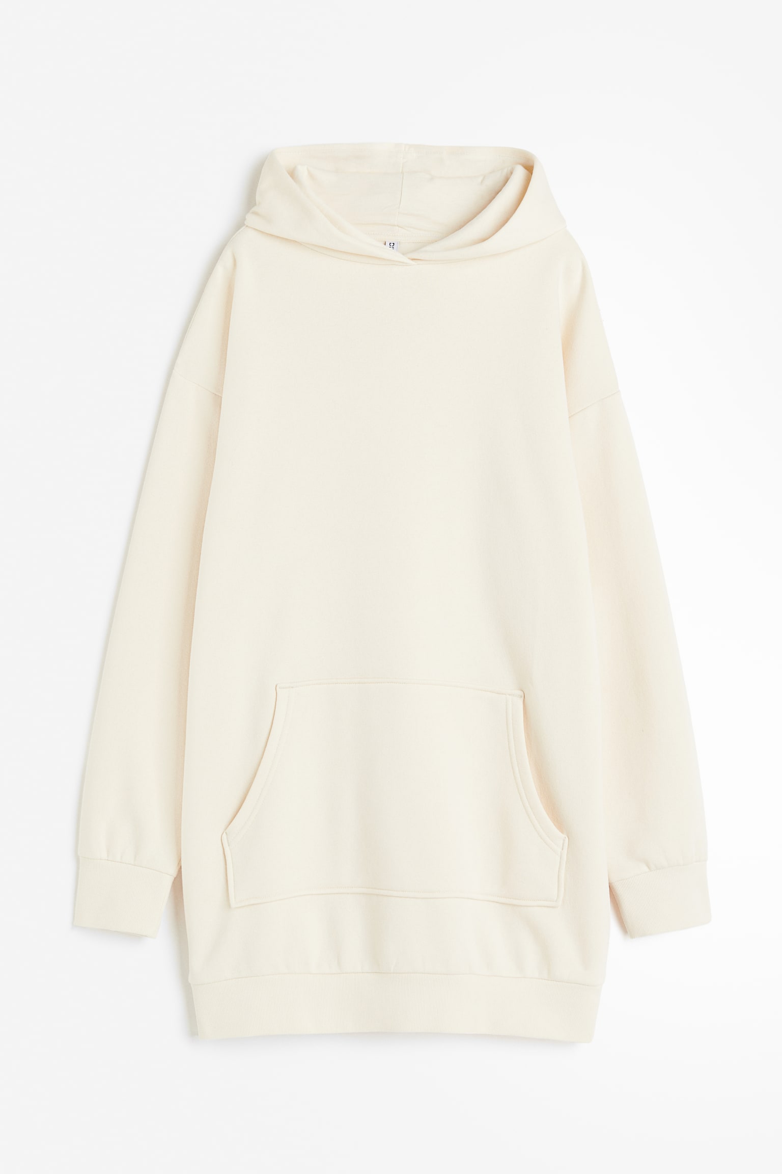 Hooded Sweater Dress - Cream/Black/Dark green/Natural white/Dark grey - 1