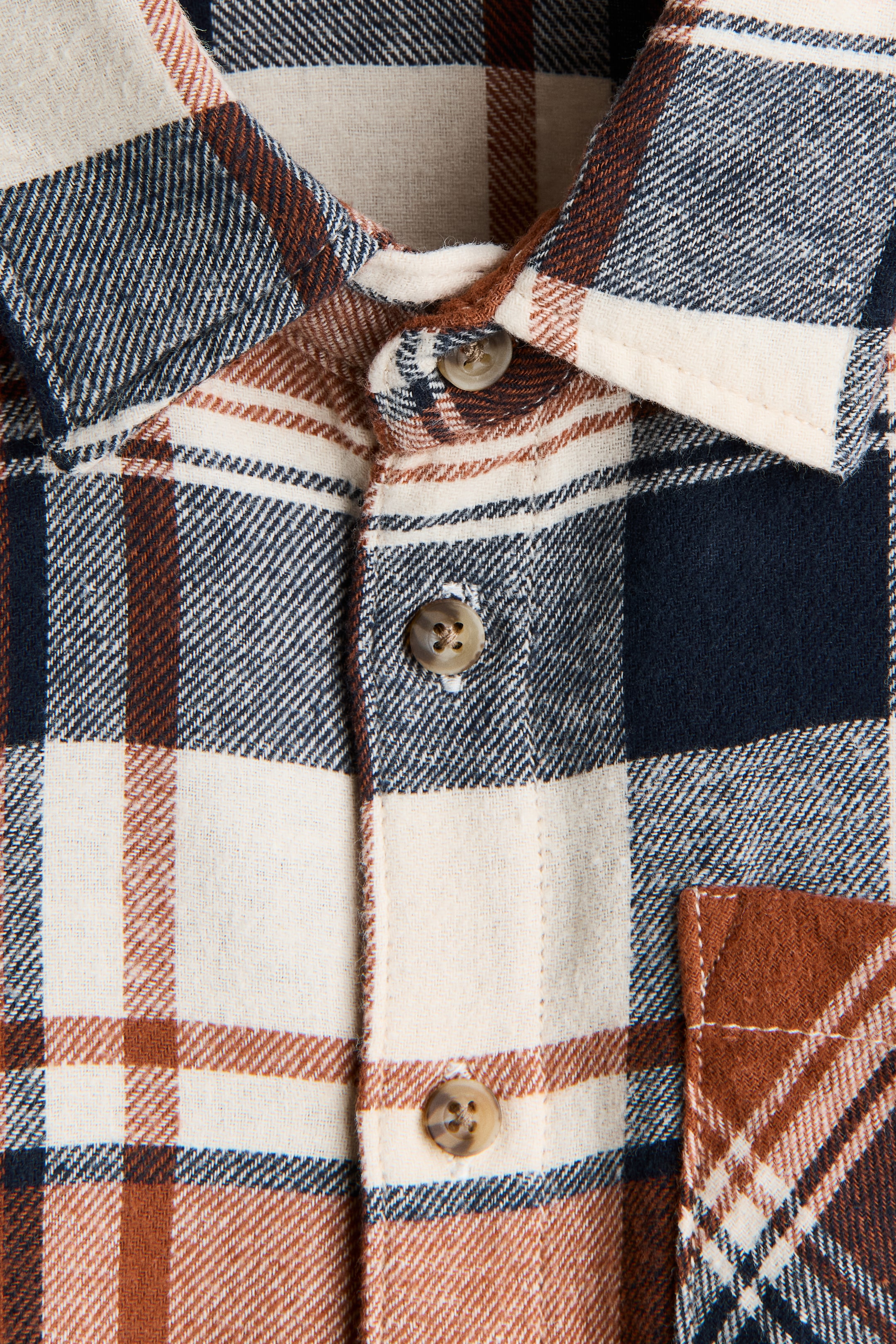 Детские рубашки H&M Cotton Flannel Shirt — фото 2