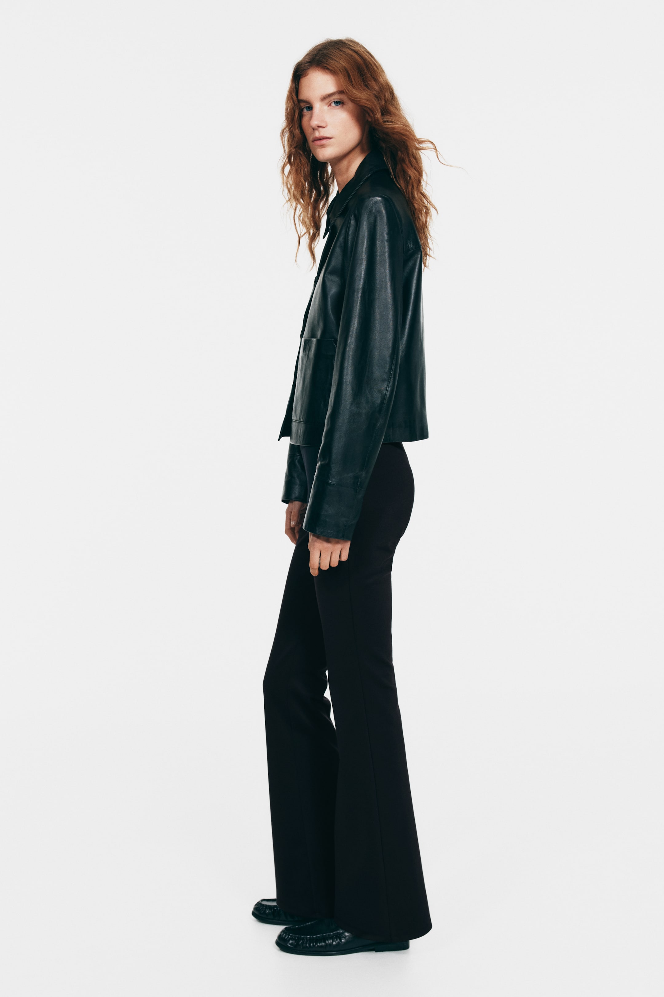 View larger image: Flared Pants - Black - Ladies | H&M US 3