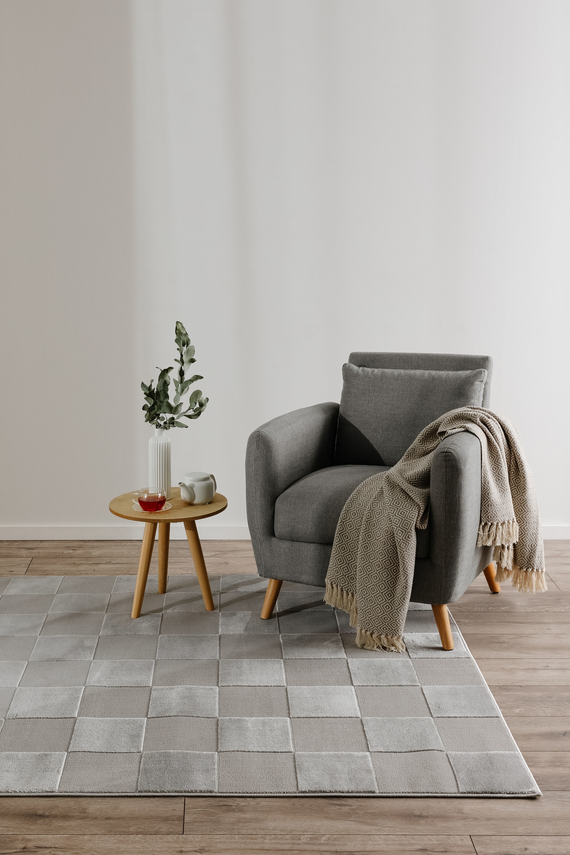 Rug Claire - Grey/Cream