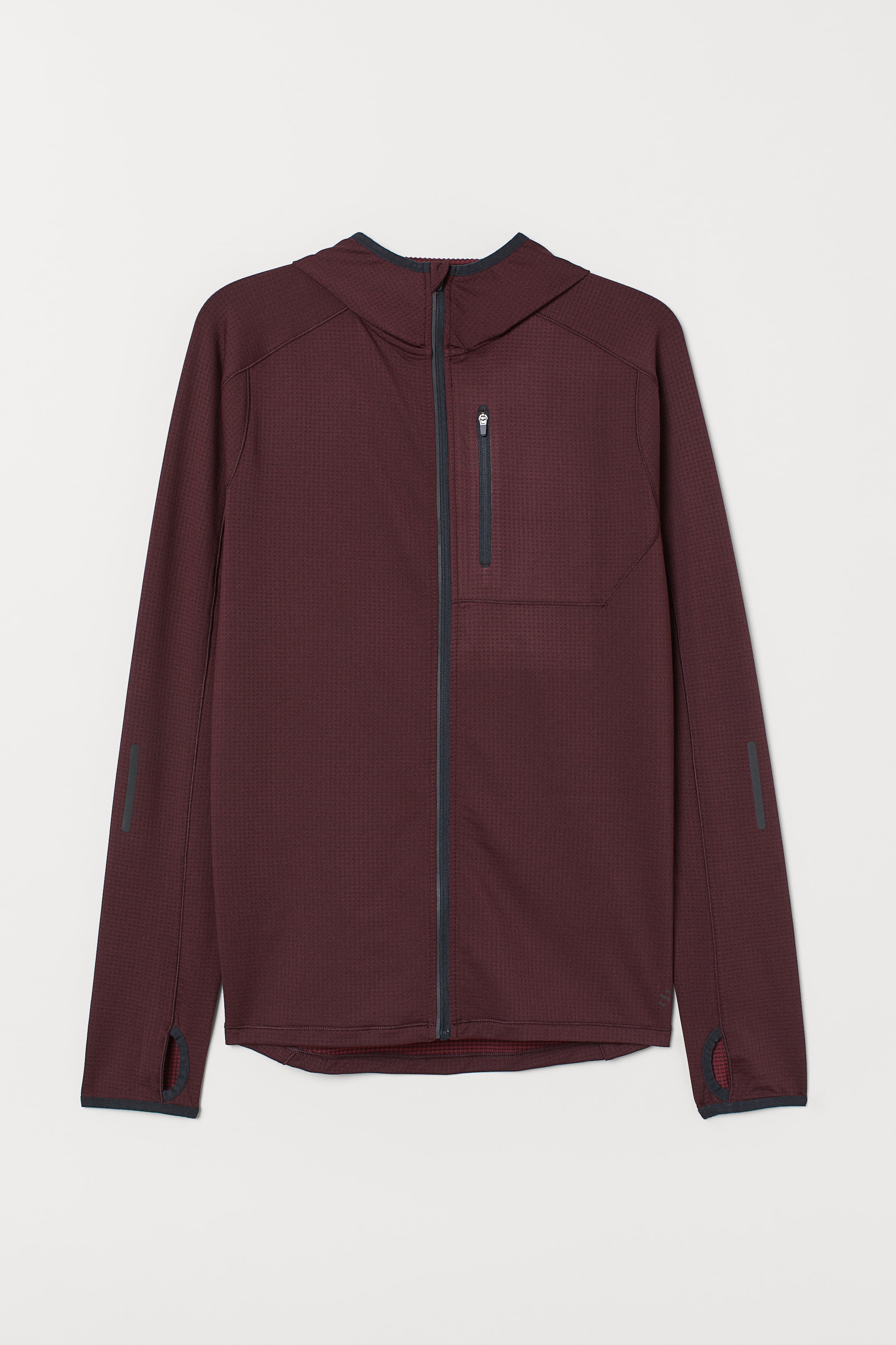 Agrandir l'image: Veste running à capuche - Bordeaux - HOMME | H&M FR 1