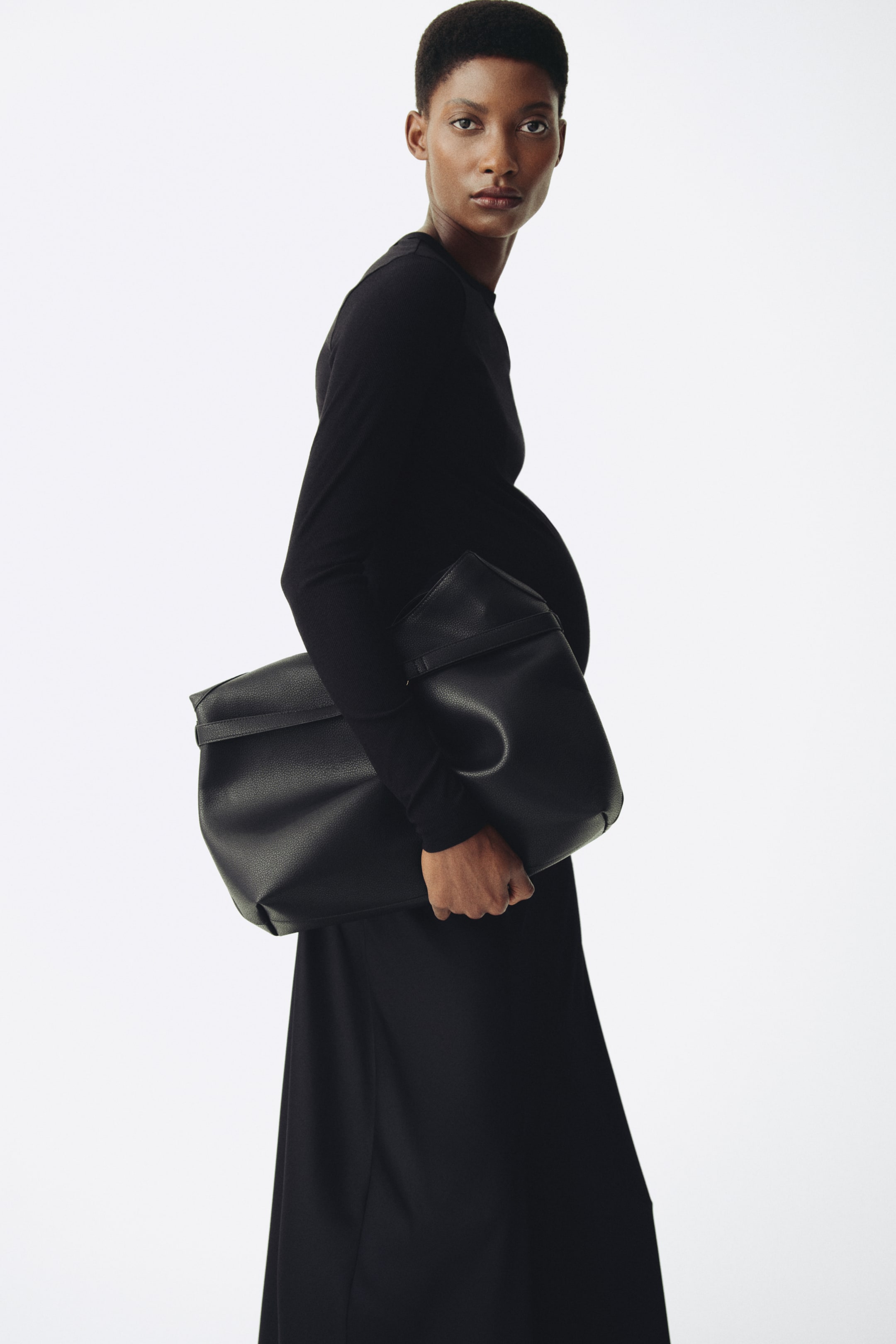 Ingrandisci l'immagine: MAMA Maglia in jersey a costine - Nero - DONNA | H&M CH 1