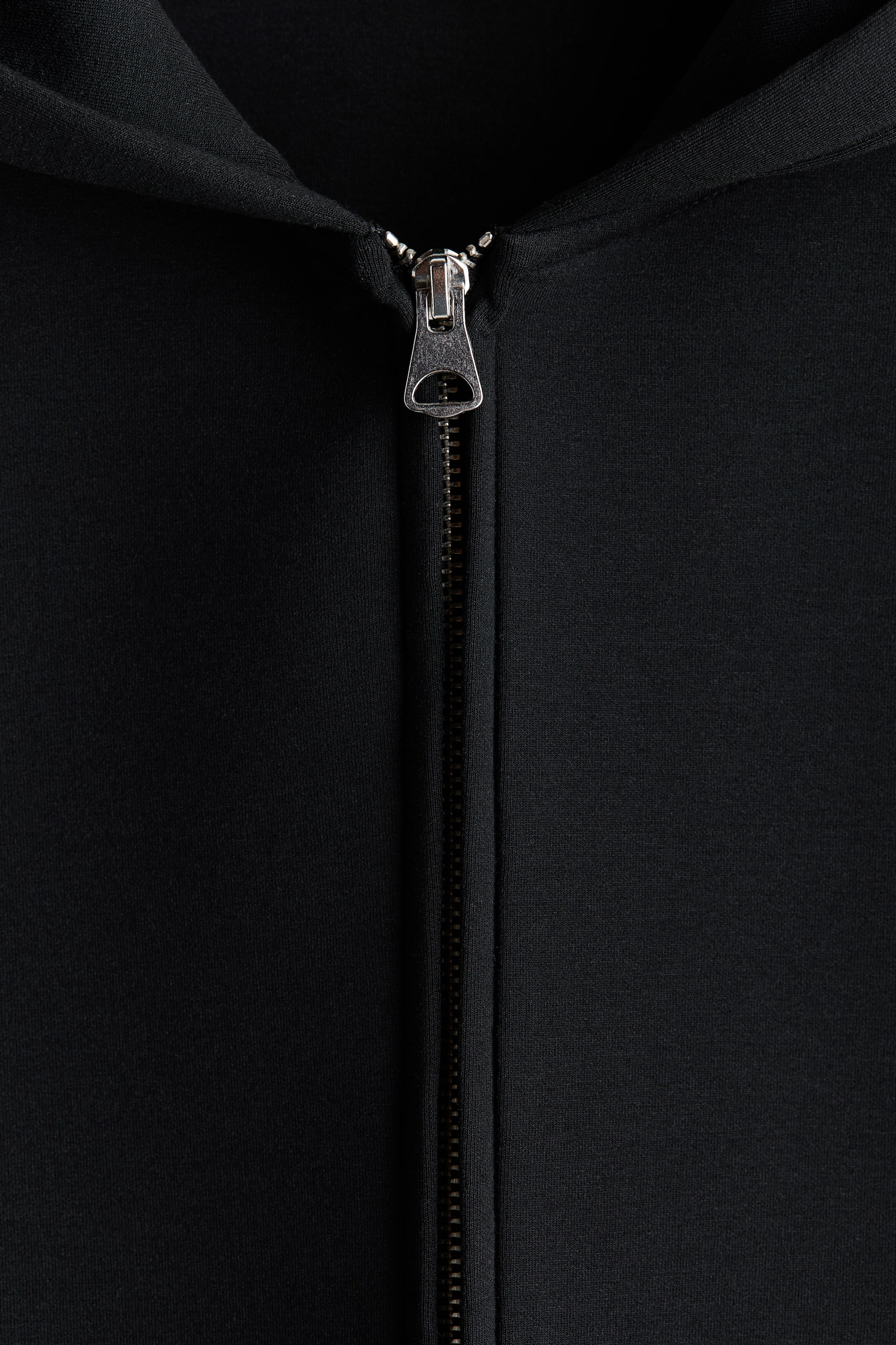 Loose-Fit Scuba Hooded Jacket