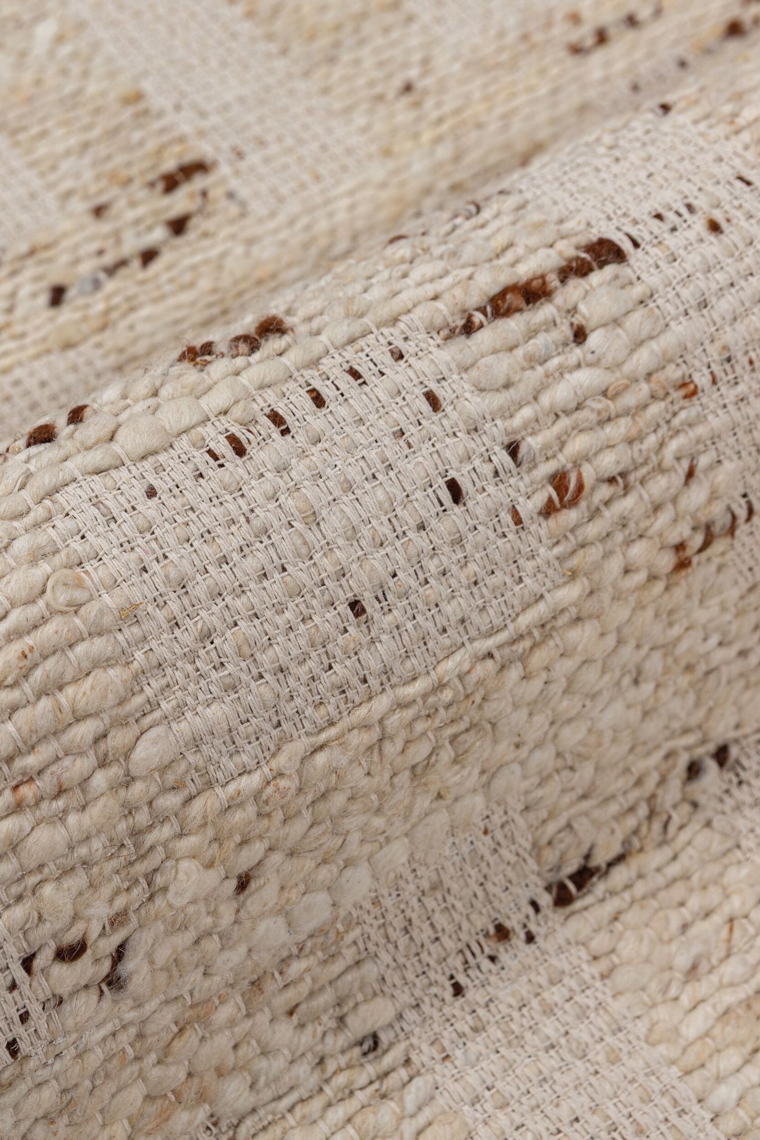 Tapis Rova En Laine Mélangée-Naturel - 5