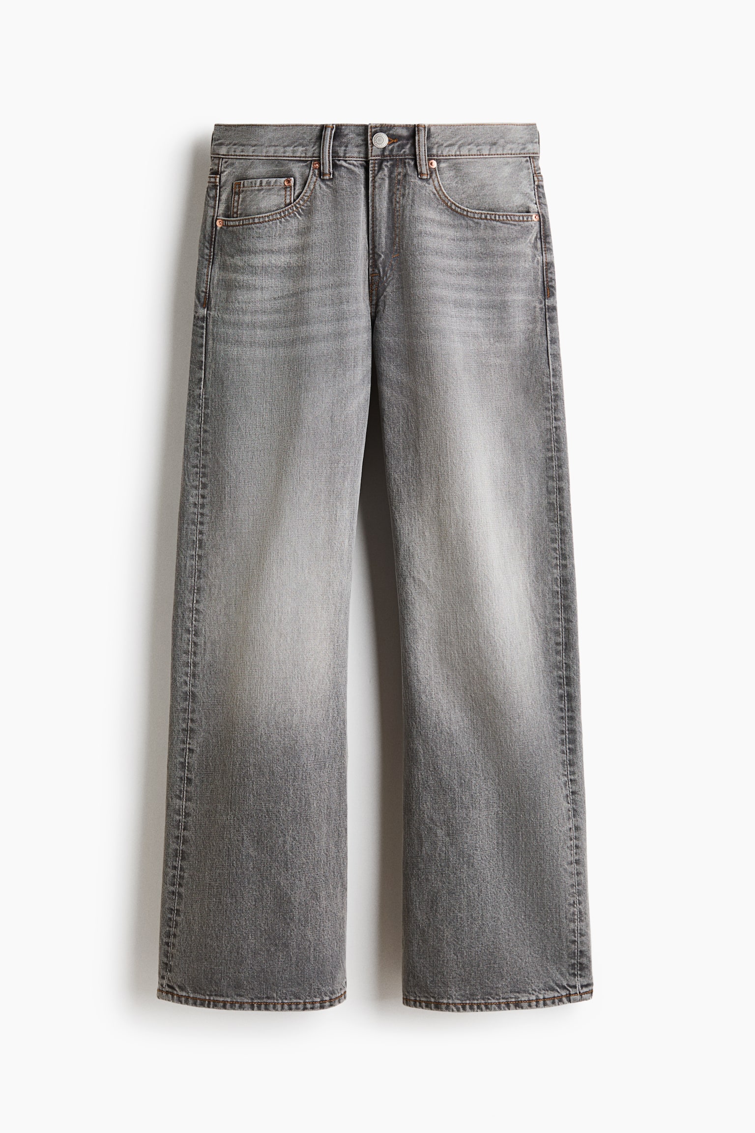 Relaxed Bootcut Jeans - Teksas siva/Tamna teksas plava/Svetla teksas plava/Teksas crna/Teksas siva/Teksas smeđa - 1
