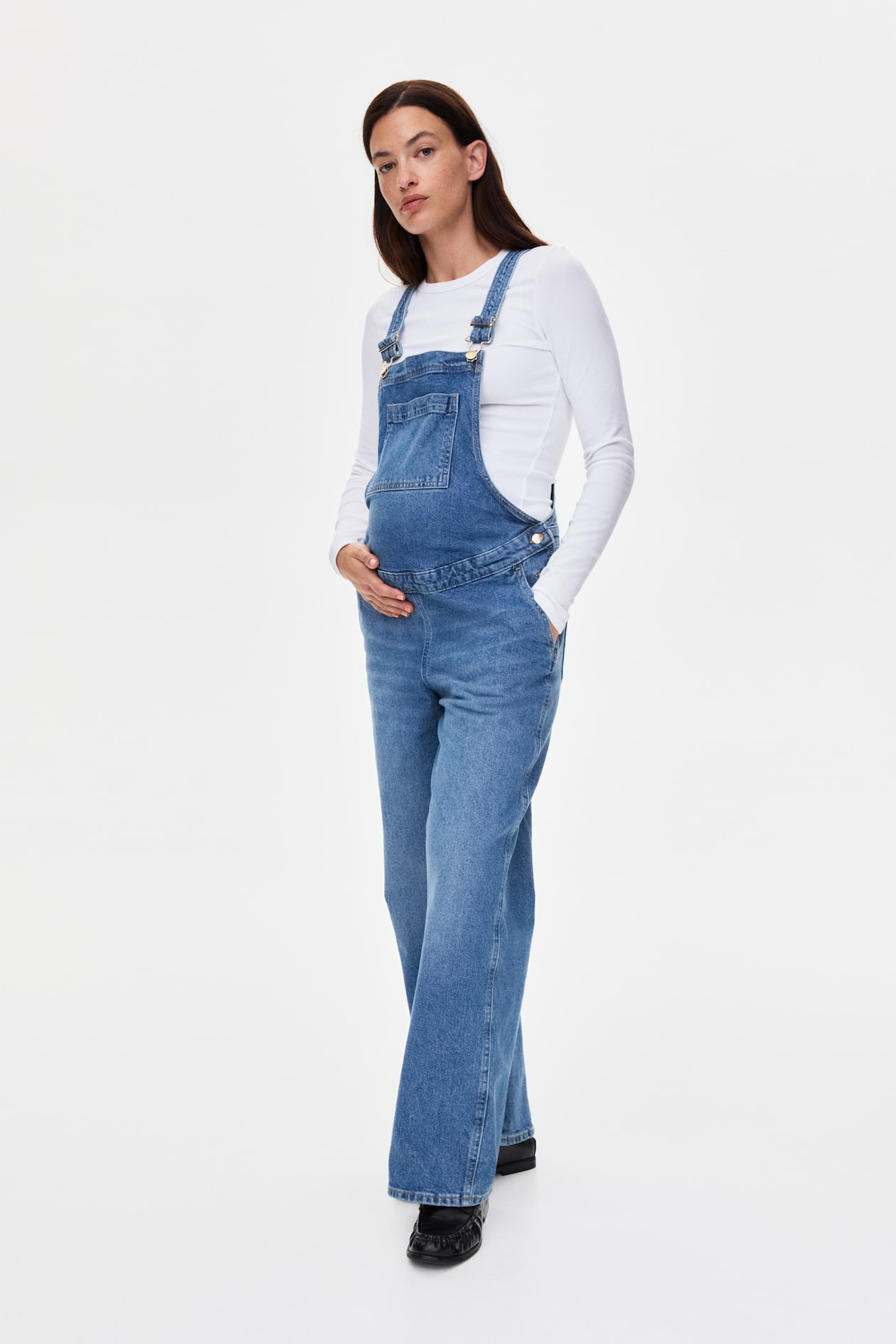MAMA Before & After Denim Overalls - image 3