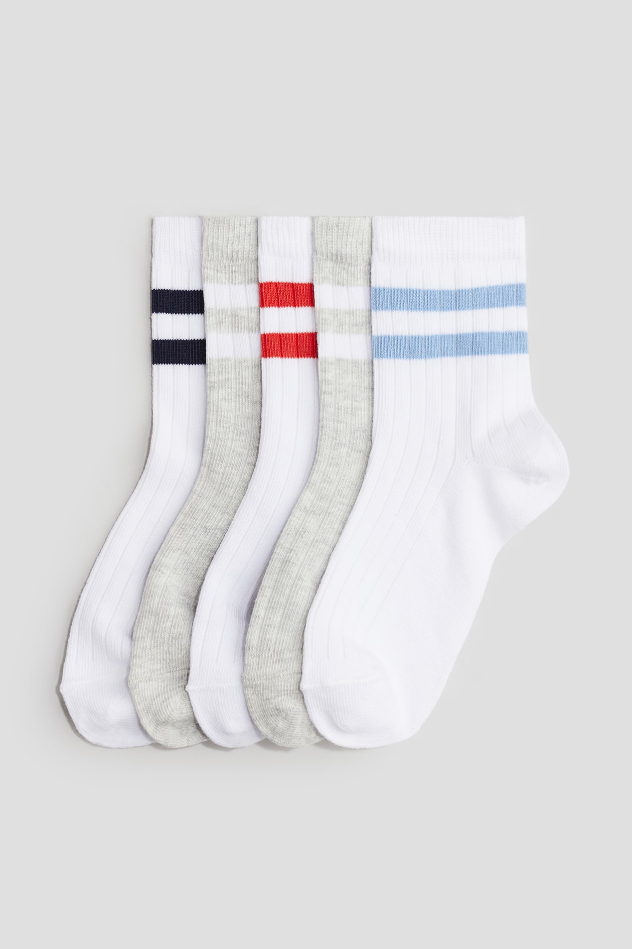 H&M 5-pack Ribbed Socks