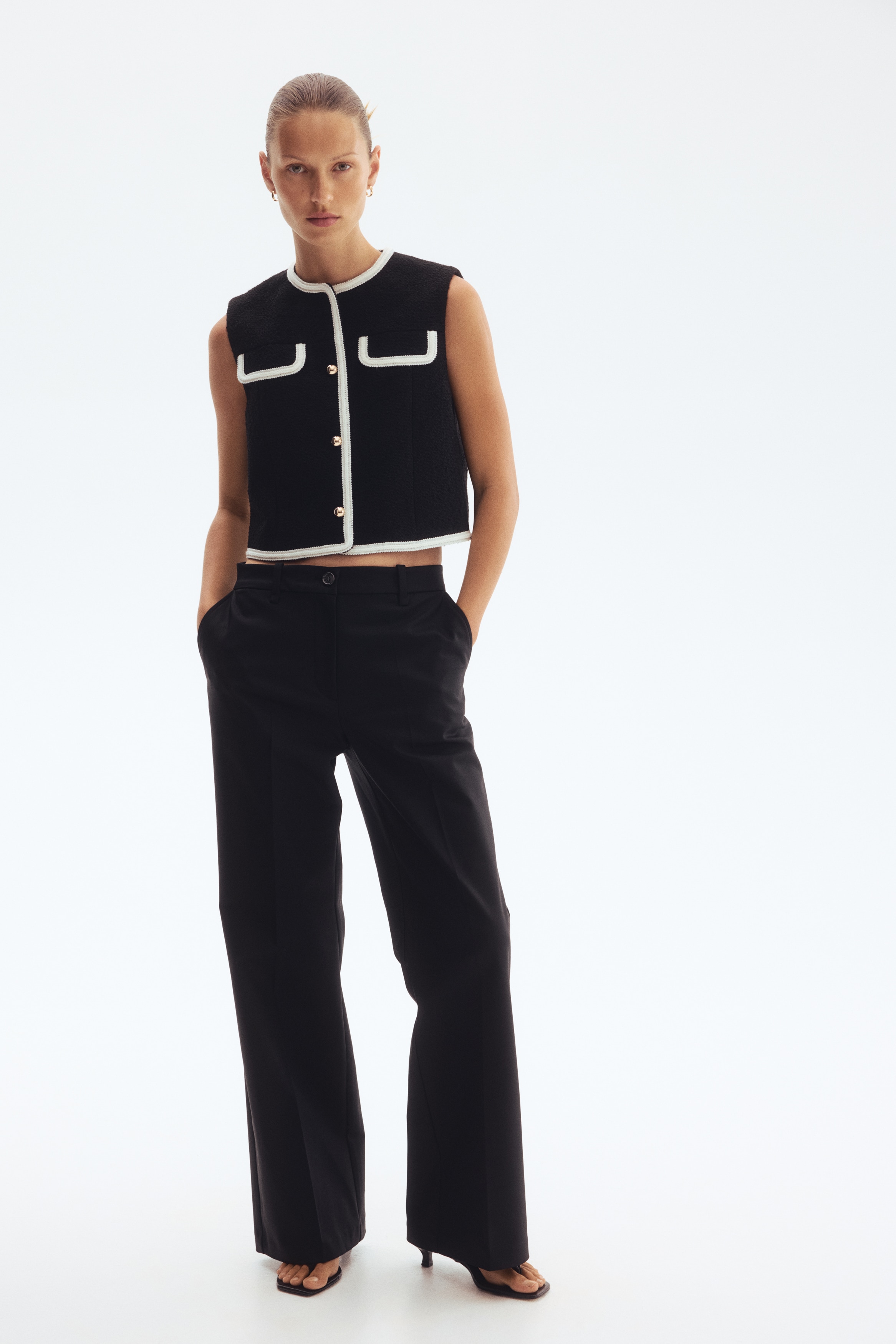 Bouclé waistcoat