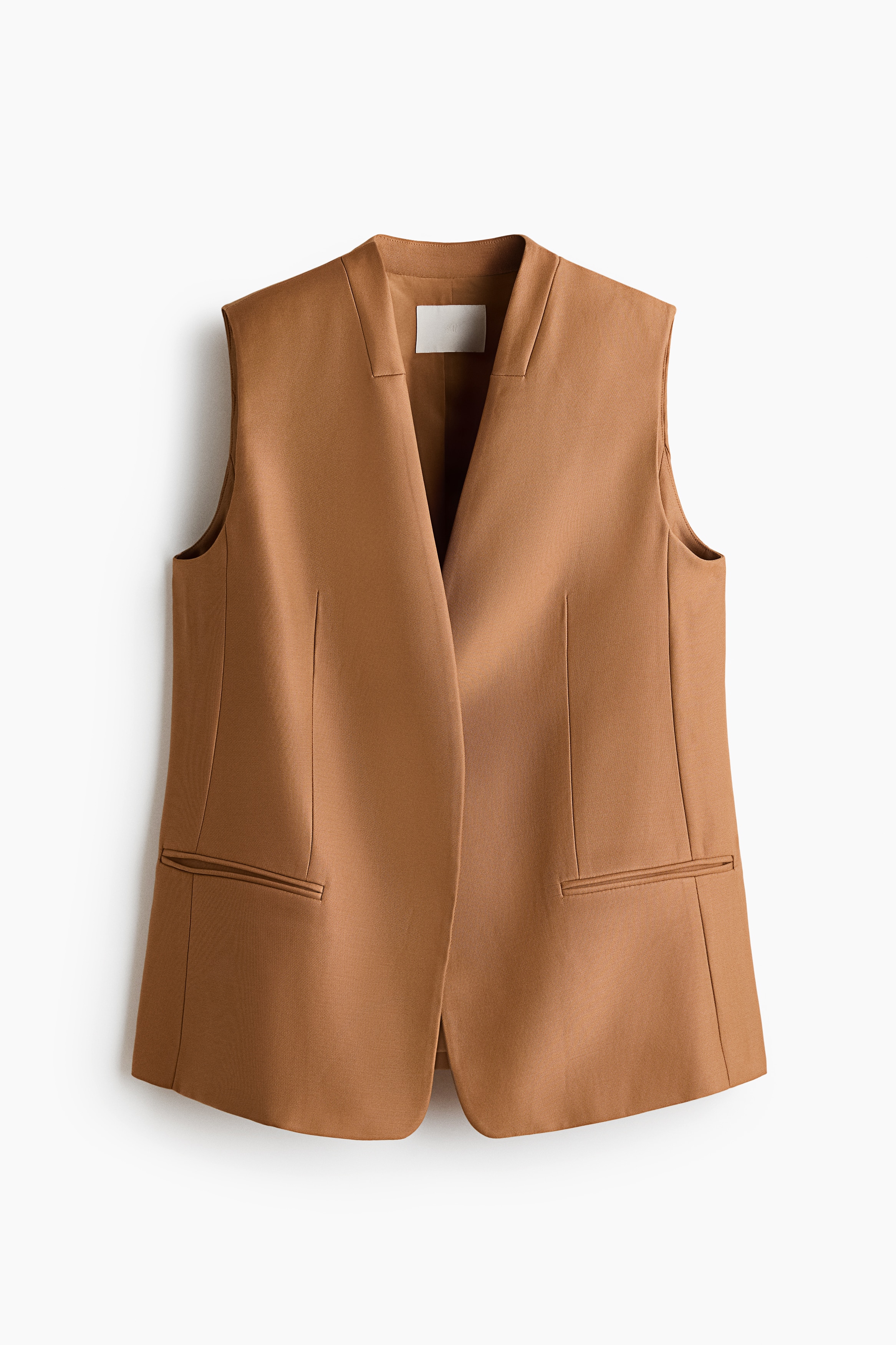 Tailored waistcoat - Dark beige