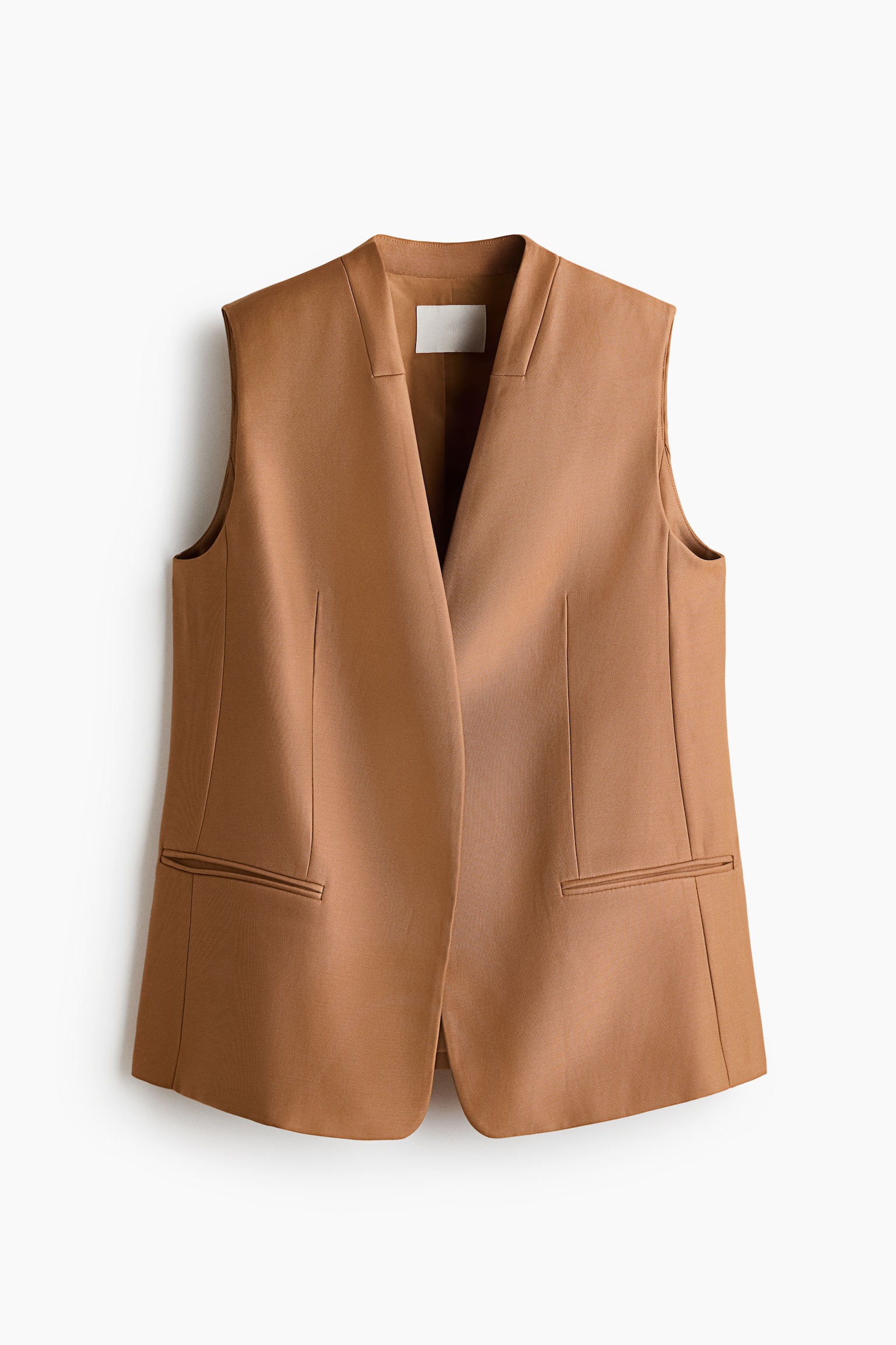 Tailored waistcoat - Dark beige - 1
