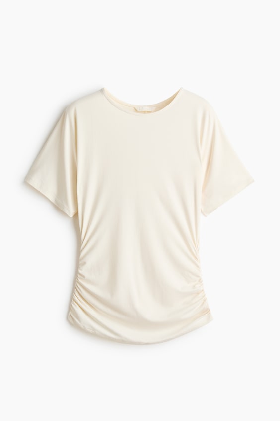 Draped Jersey Top