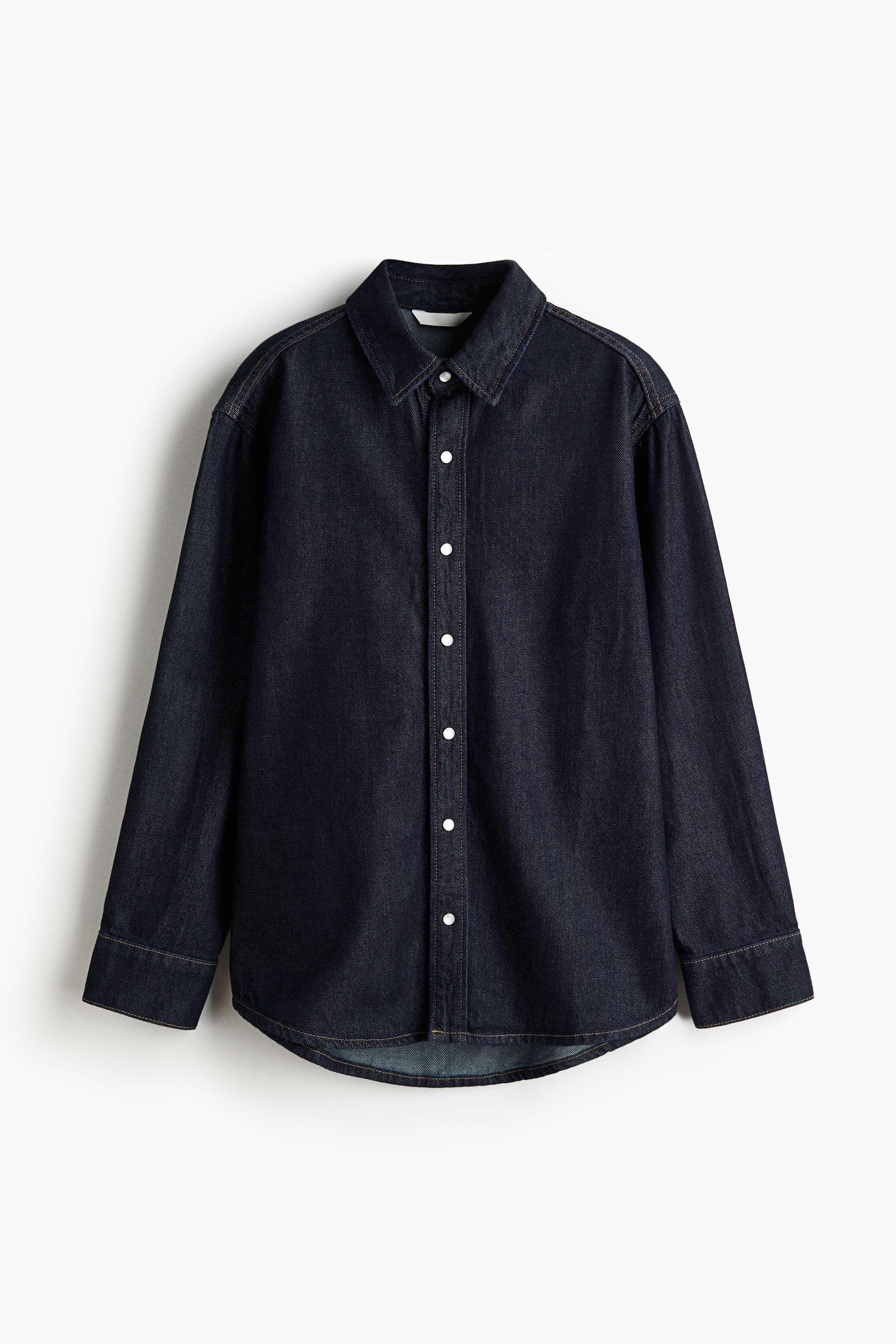 Feather Soft Denim Shirt - Dark denim blue/Denim gray