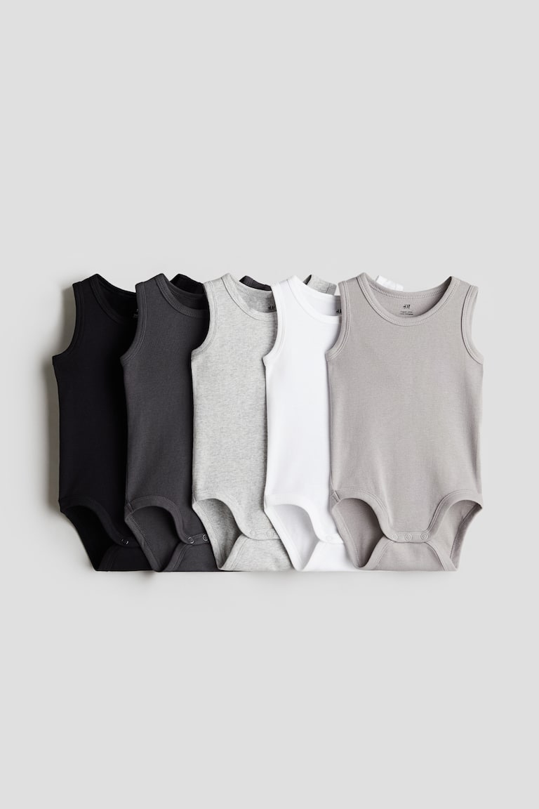 5-pack Cotton Bodysuits