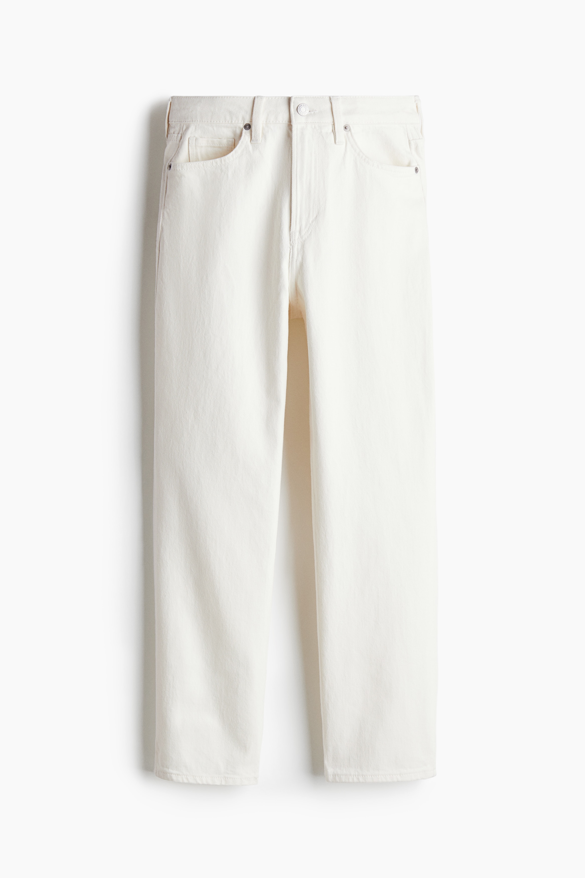 Curvy Fit Slim Straight High Ankle Jeans - White/Pale denim blue/Light denim blue/Black