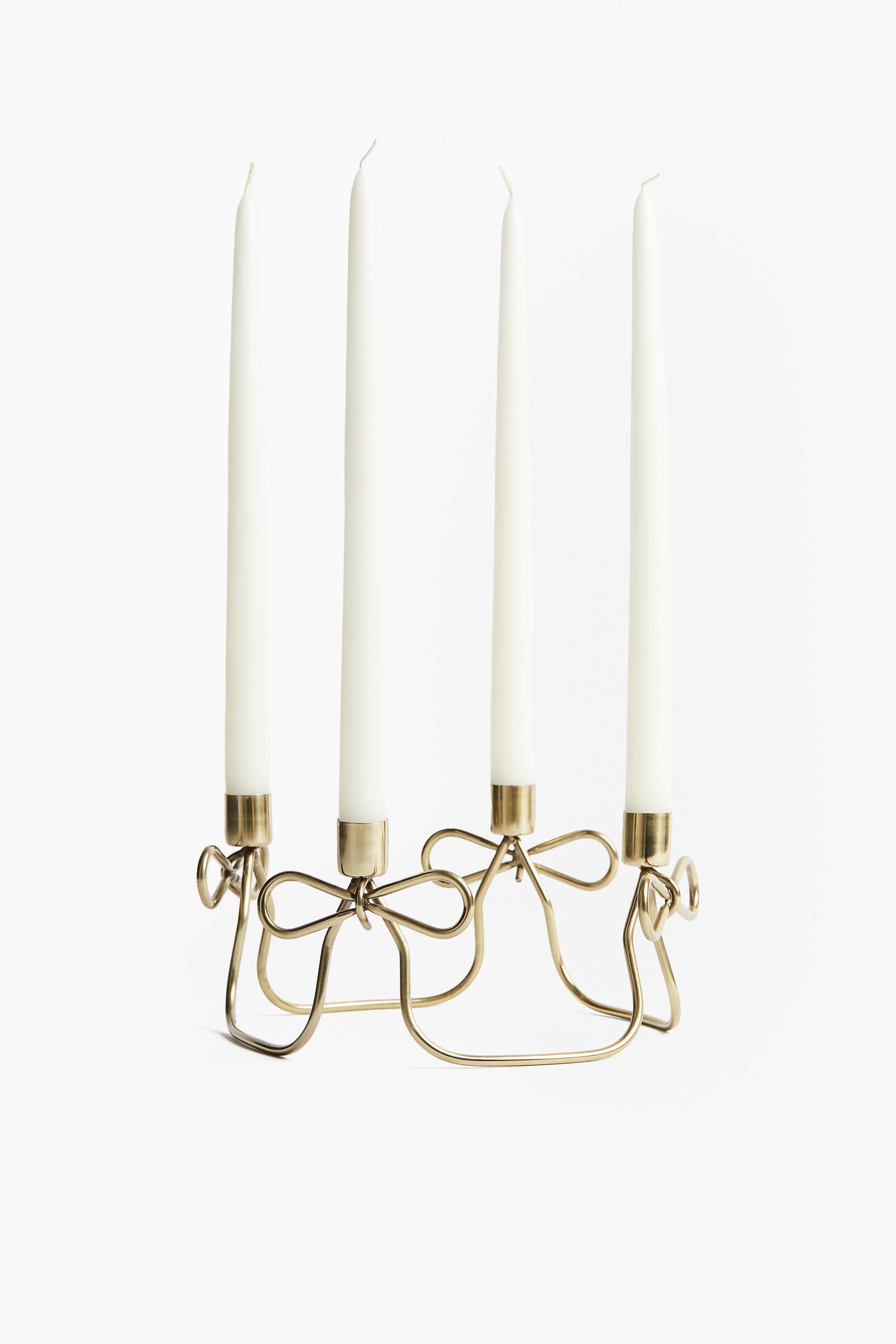 Metal candelabra - Złocisty - HOME | H&M PL