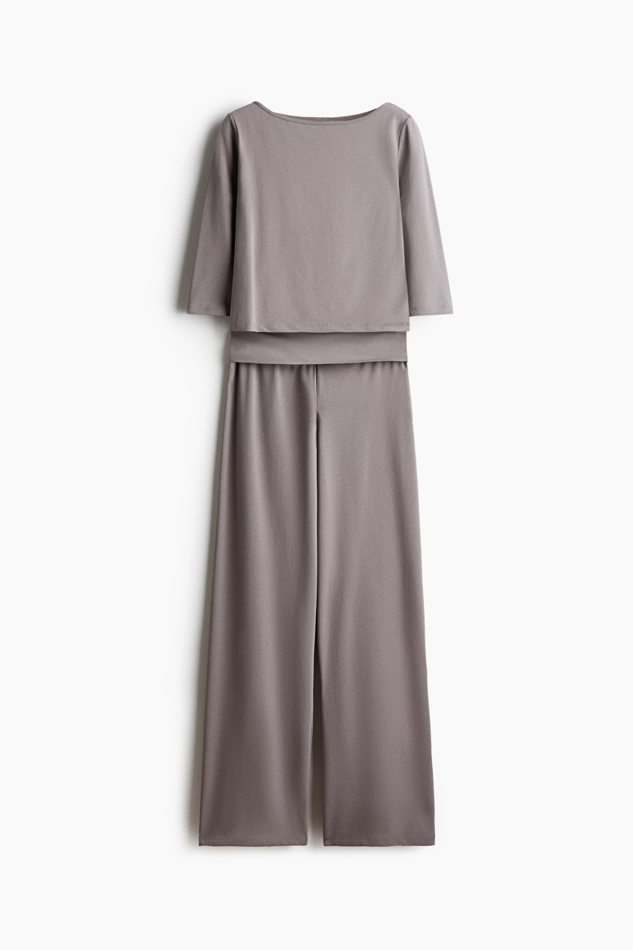 View larger image: Cotton pyjamas - Greige - Ladies | H&M 1