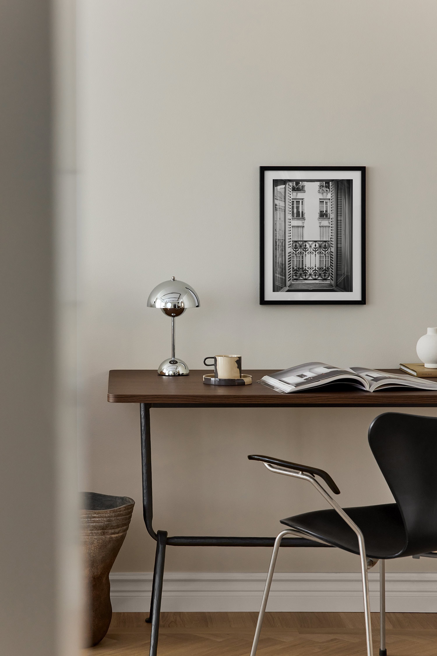Parisian Home Plakat - Czarno/białe