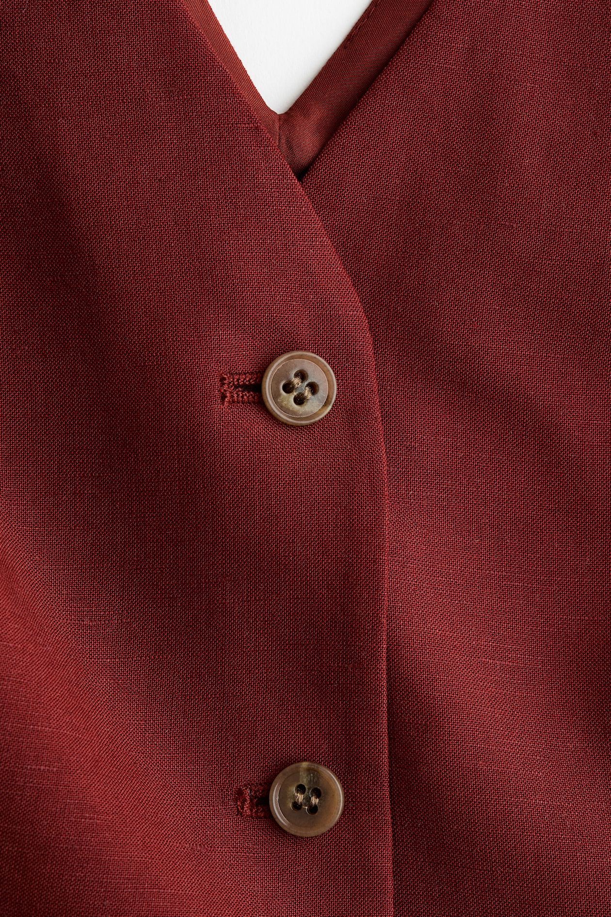 Linen-Blend Vest - image 2