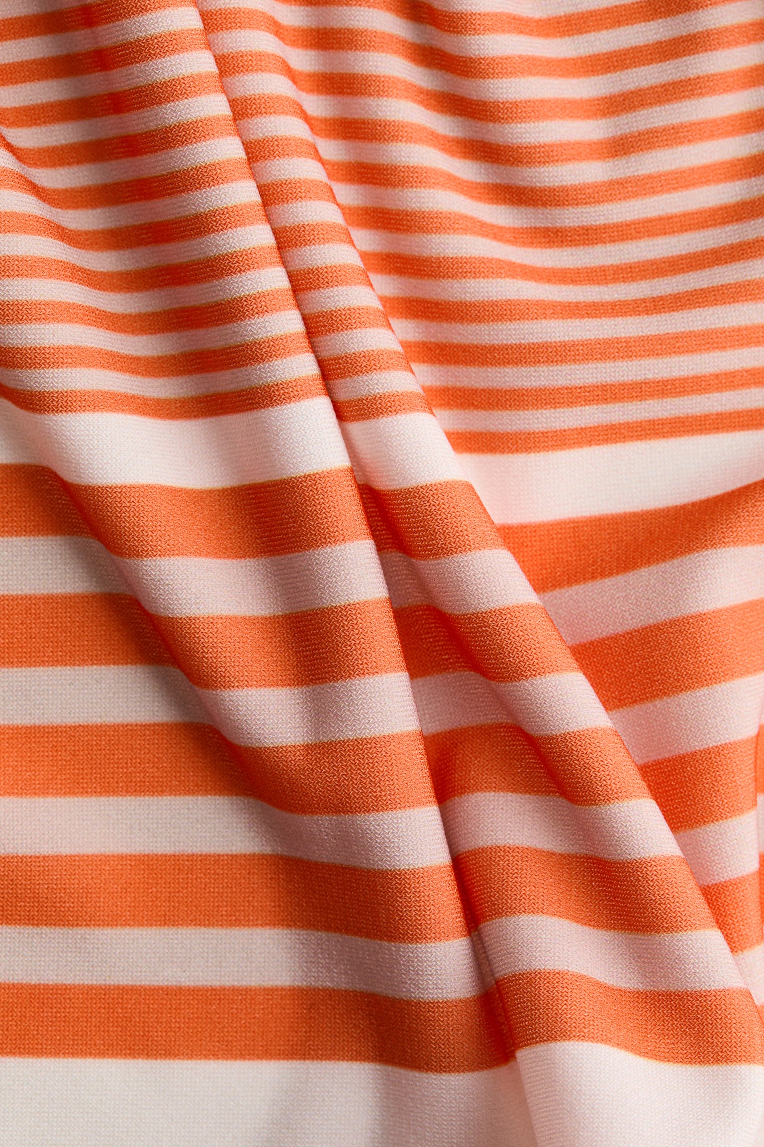 Halterneck top - Orange/Striped - 5