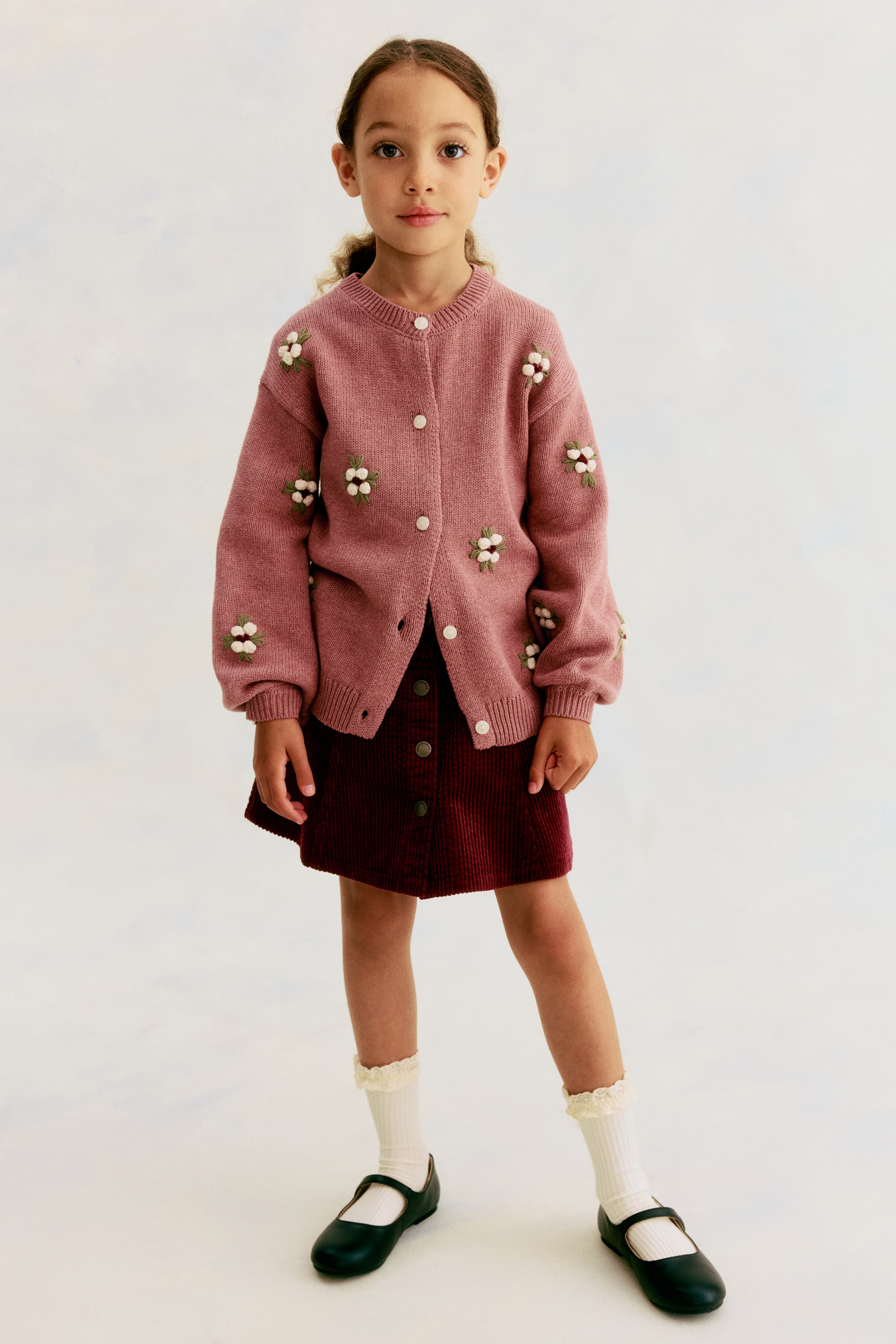 Детские кардиганы H&M Embroidered-Detail Cotton Cardigan — фото 4