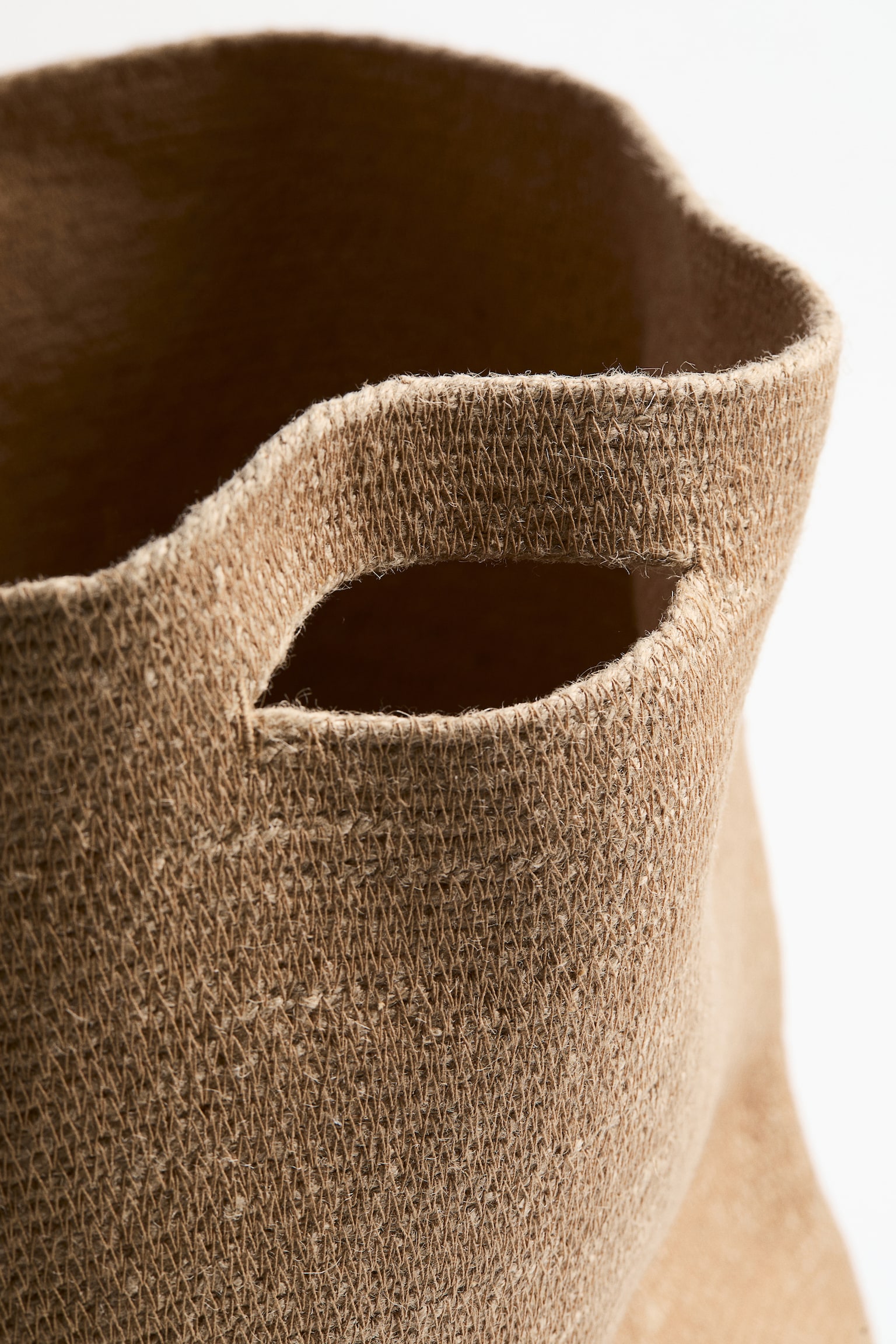 Jute storage basket - Light beige - 4