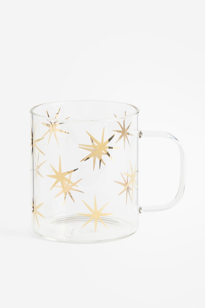Glass mug - Transparent/Stars - 1