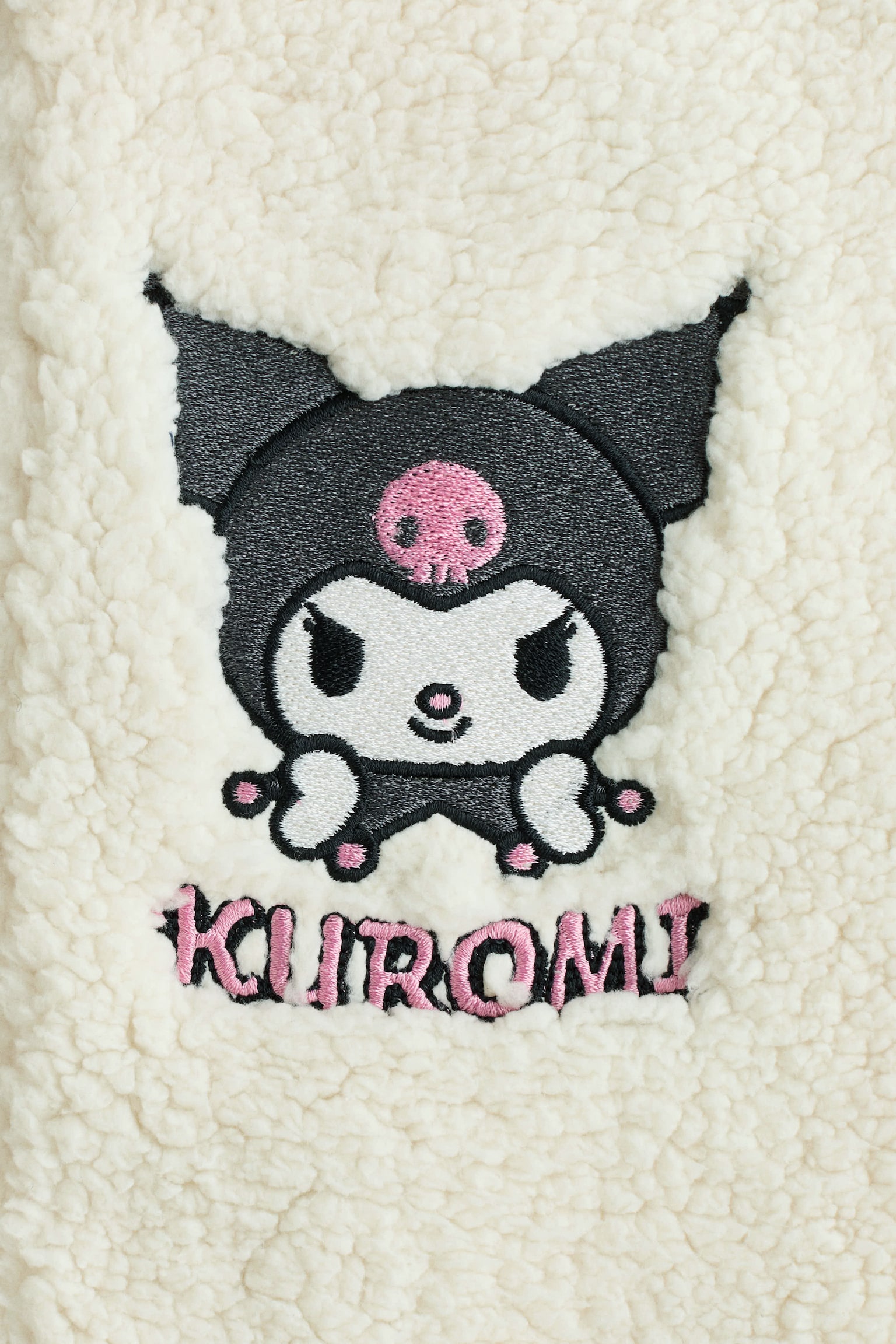 Chamarra en tejido peluche con diseño - Blanco/Kuromi/Crema/Hello Kitty/Verde/SmileyWorld® - 3