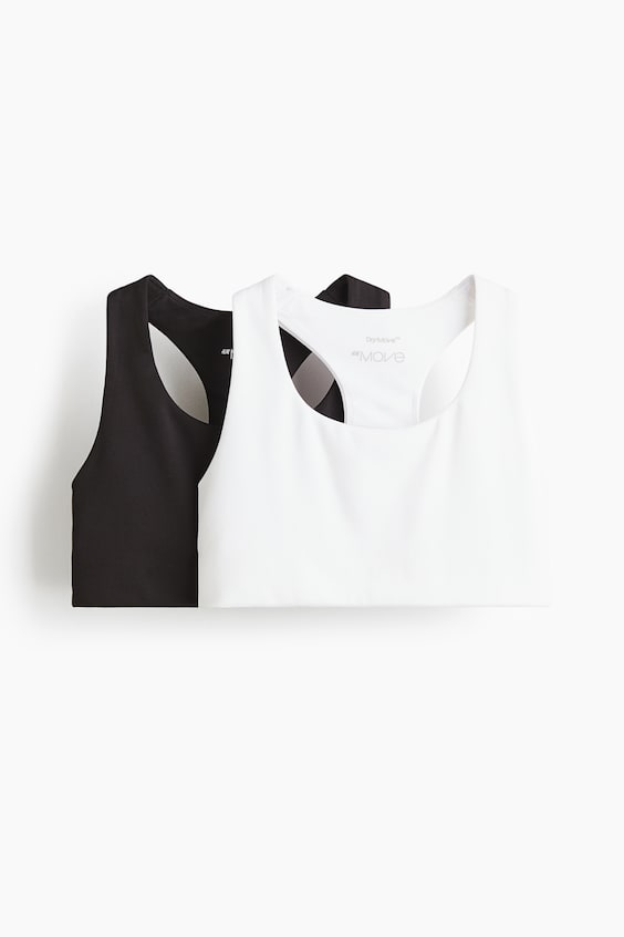 Детские топы H&M 2-Pack Sports Tops with DryMove™