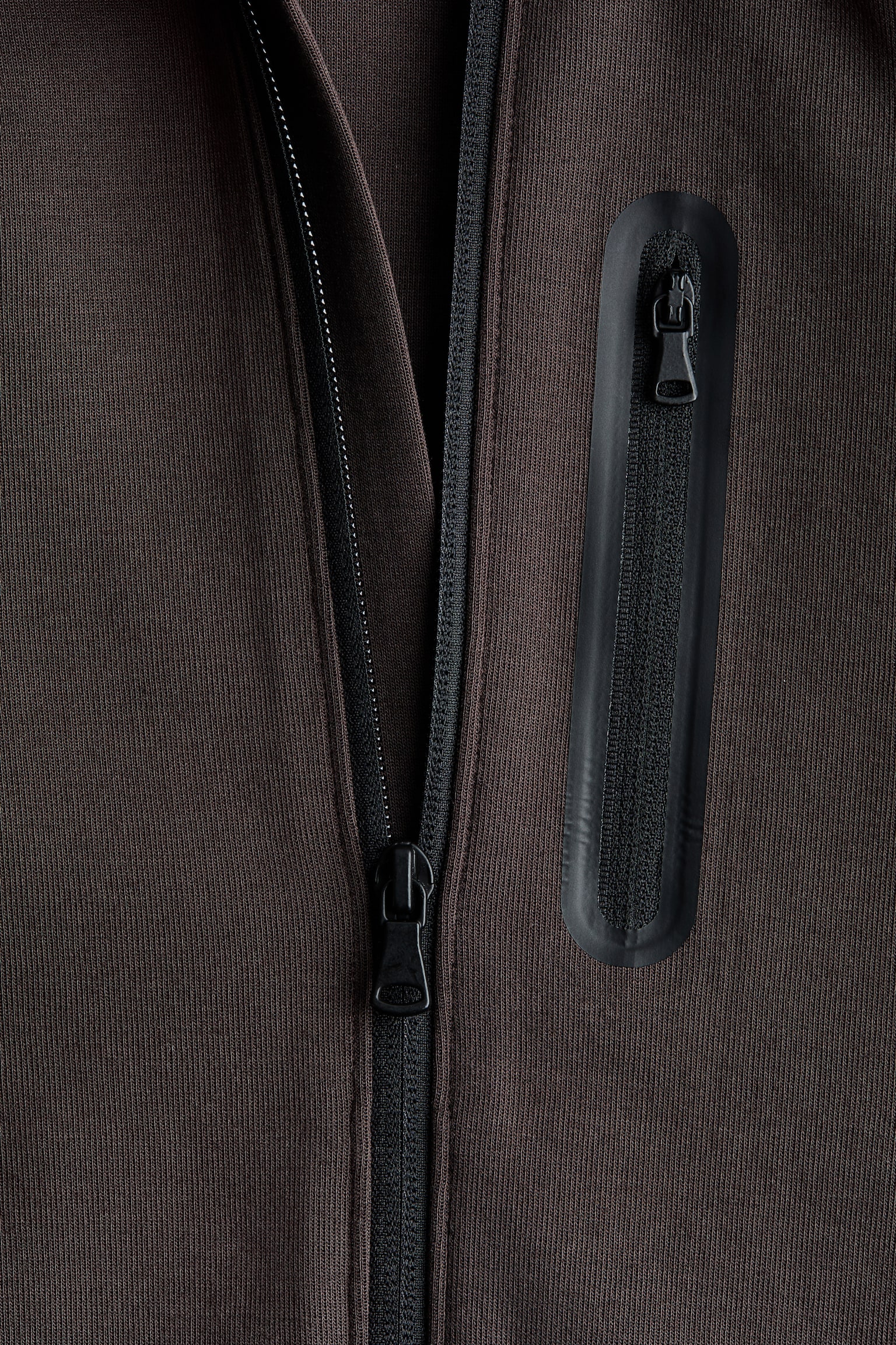 Детская куртка H&M Move Hooded Activewear with DryMove™, цвет: Коричневый — фото 7