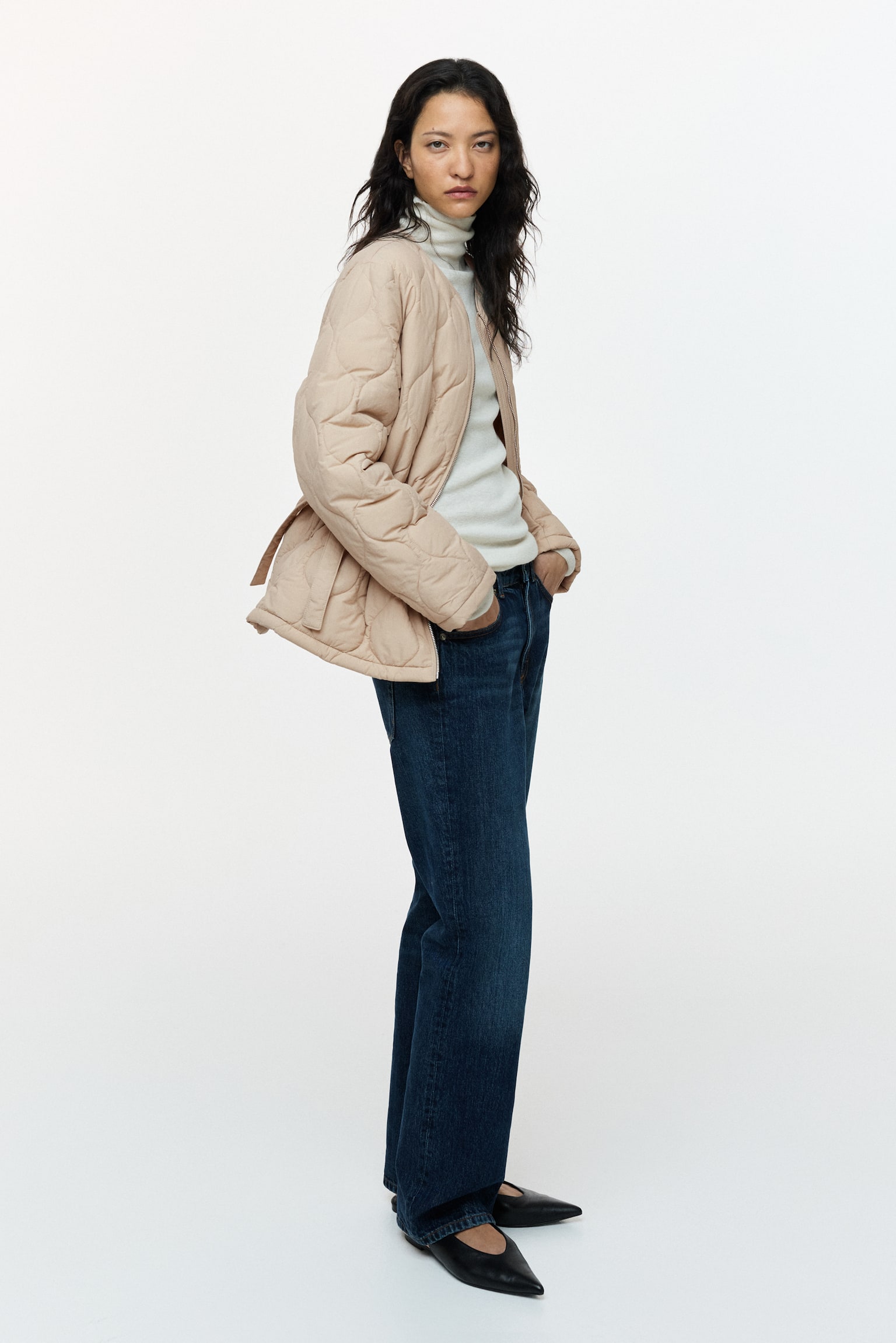 Jachetă matlasată cu THERMOLITE® - Bej-deschis/Taupe/Roz-prăfuit deschis - 3