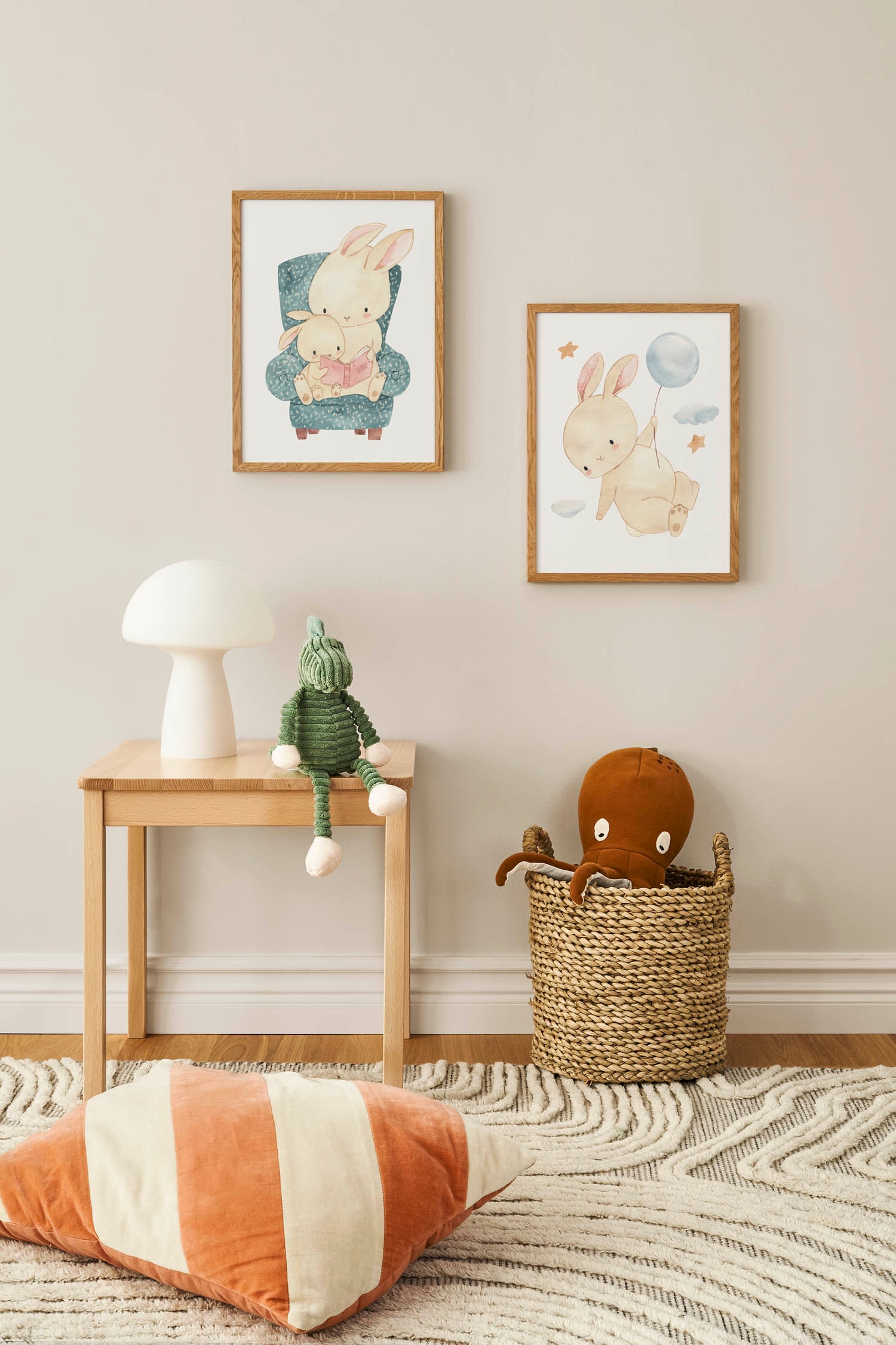 Bedtime Story Poster - Yellow/blue/green