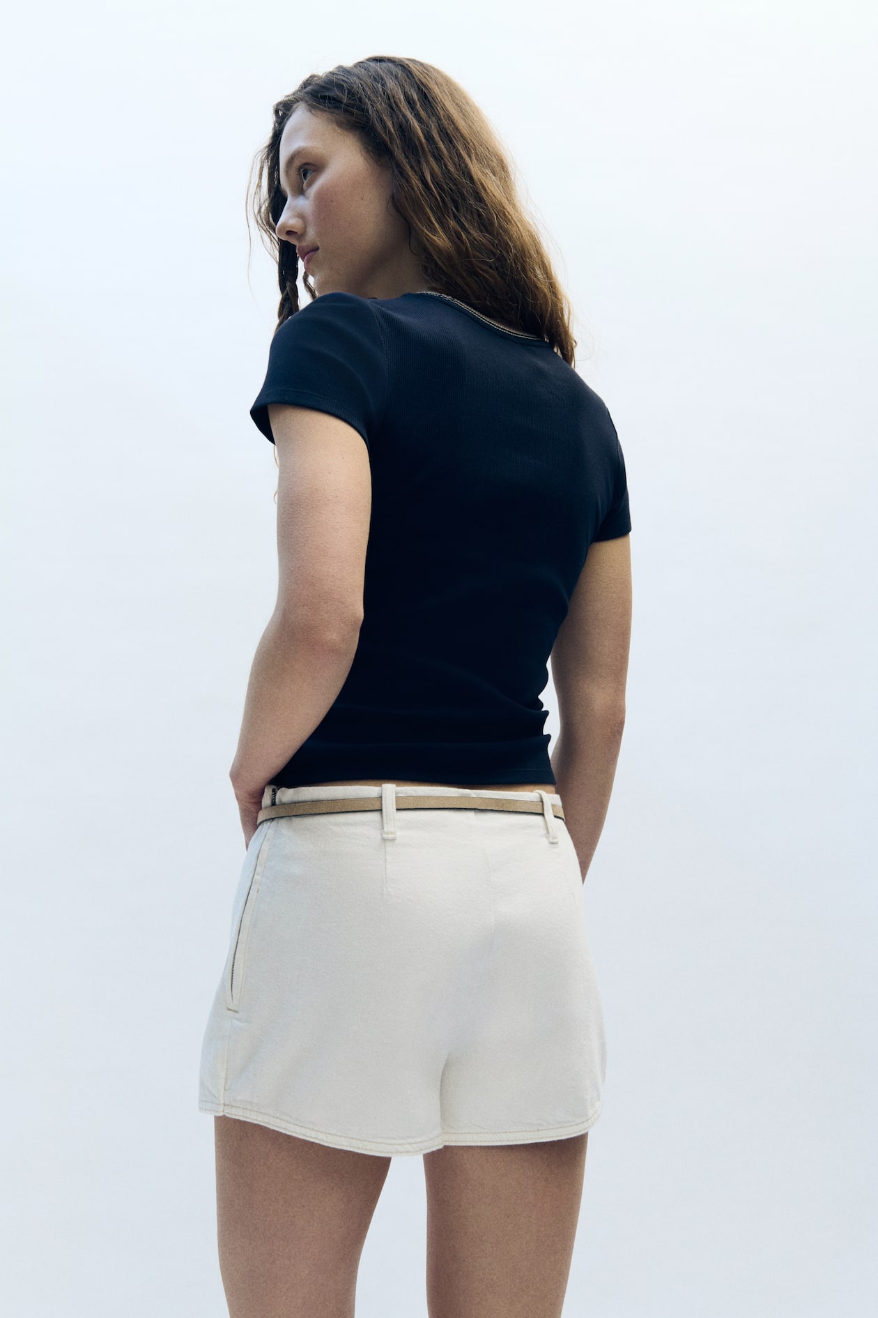 Denim Skort - image 4
