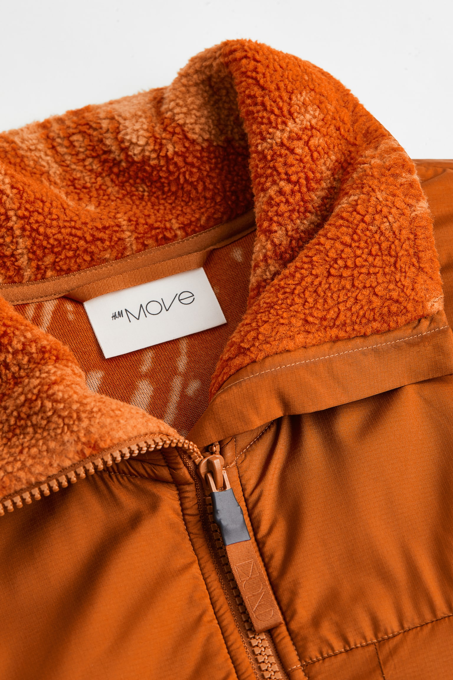 Teddy Jacket - Orange/Marble pattern/Black - 4