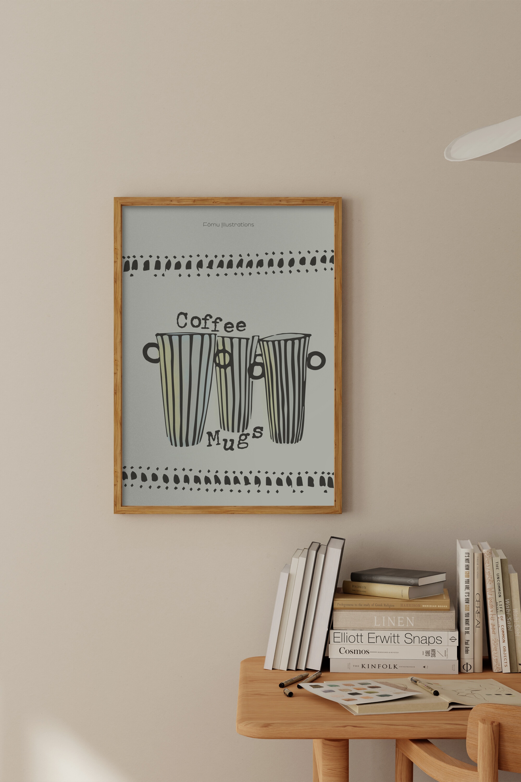 Fōmu Illustrations - Morningcoffee - Kaffeebecher