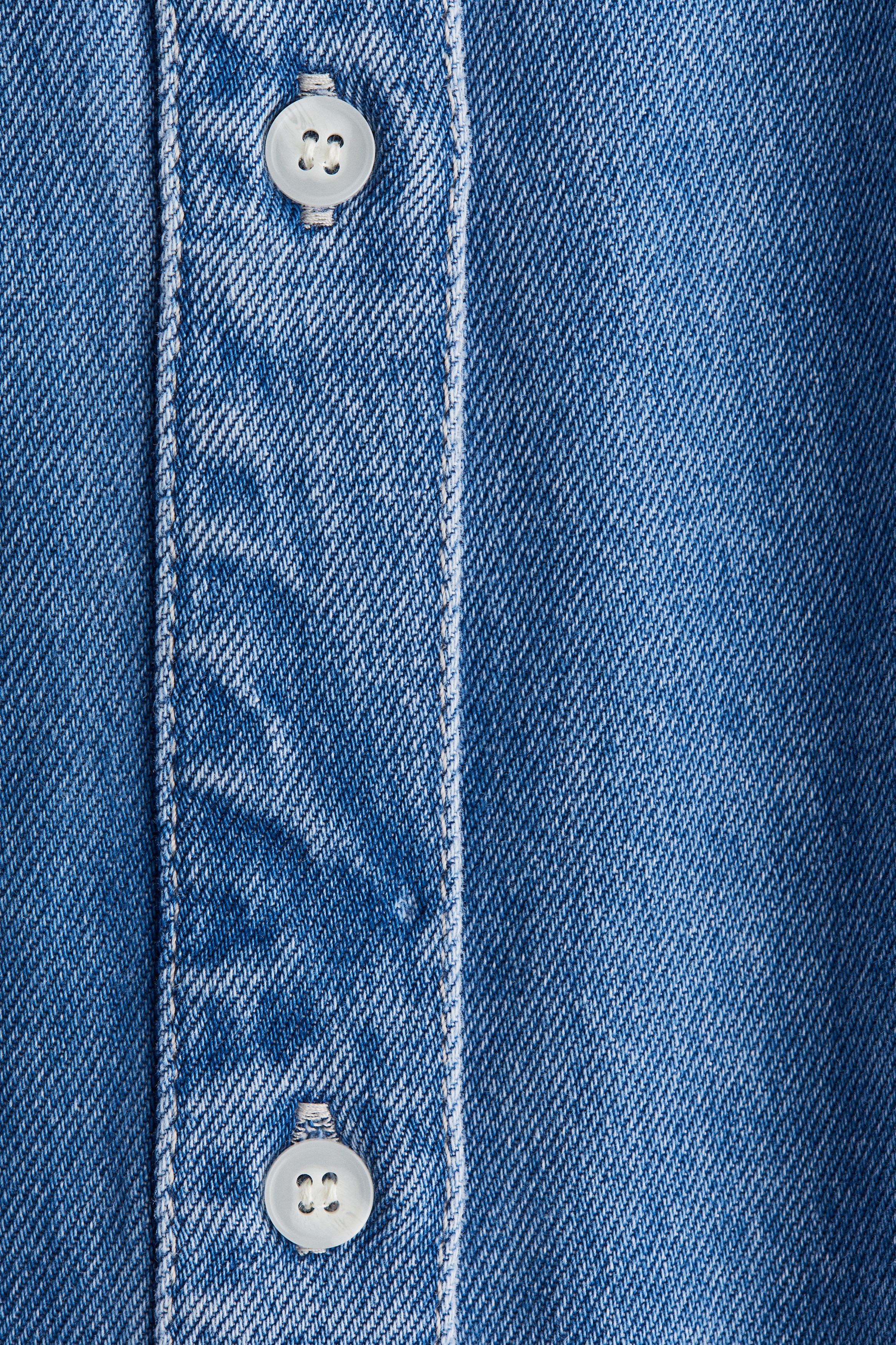 Oversized denim shirt
