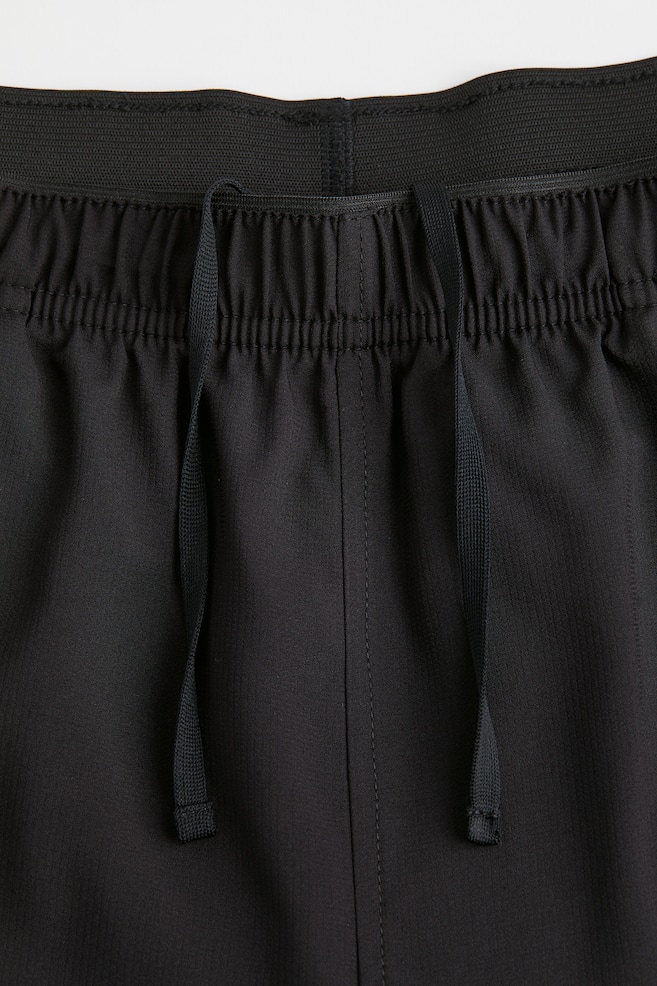 Regular Fit Running Shorts - Regular waist - Short - Black - Men | H&M US