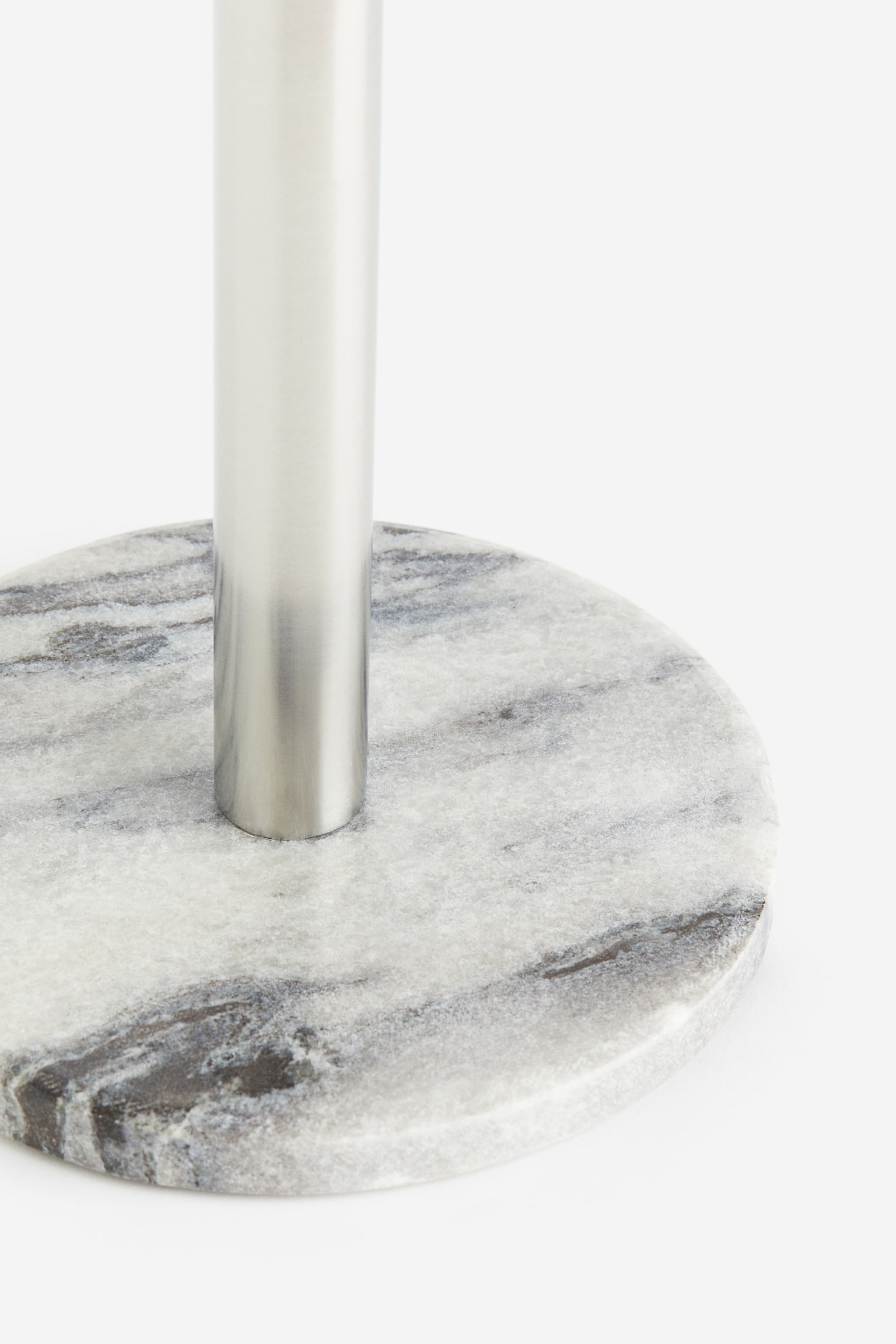 Marble paper towel holder - Grey/Black - 2